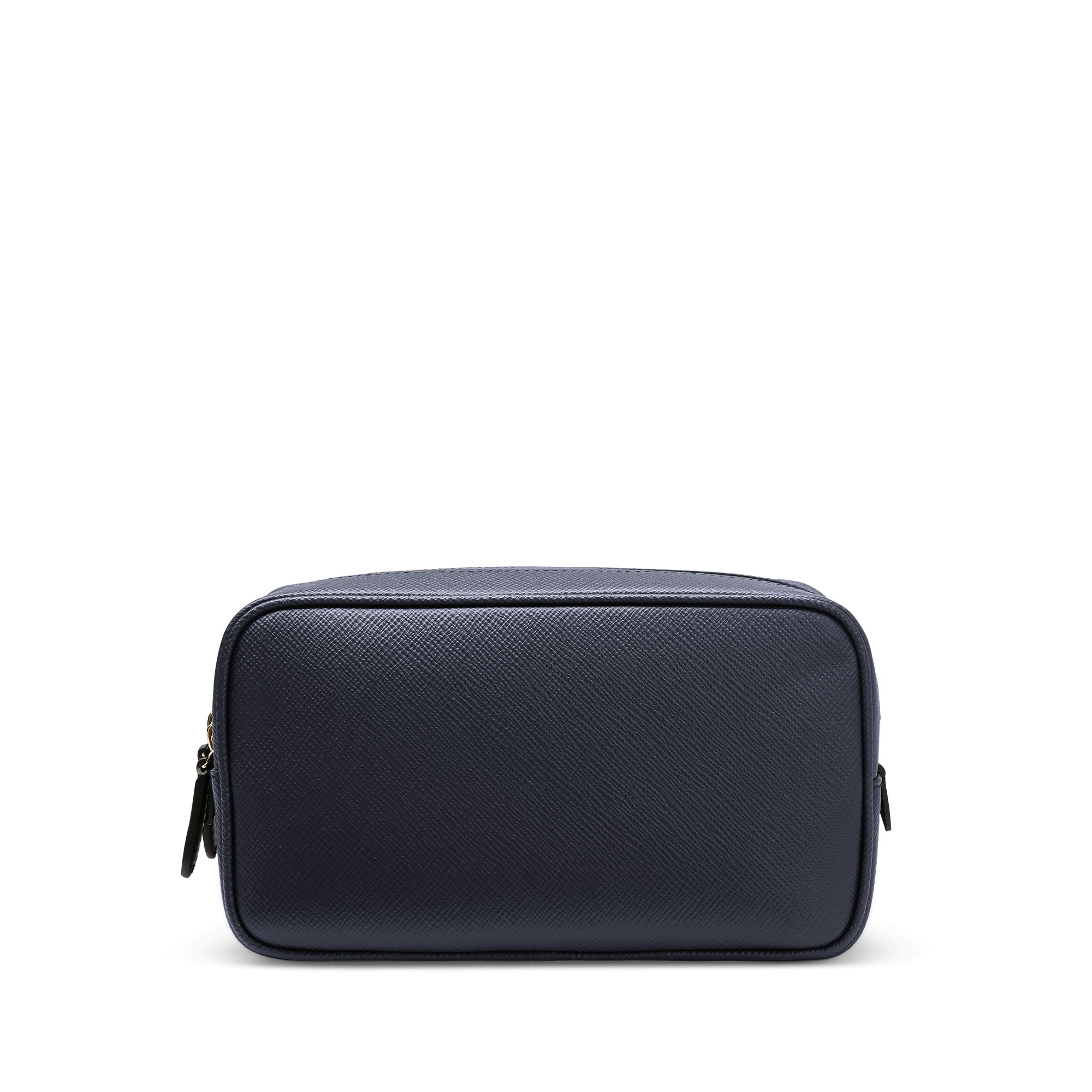 Washbag with Double Zip in Panama - Navy
