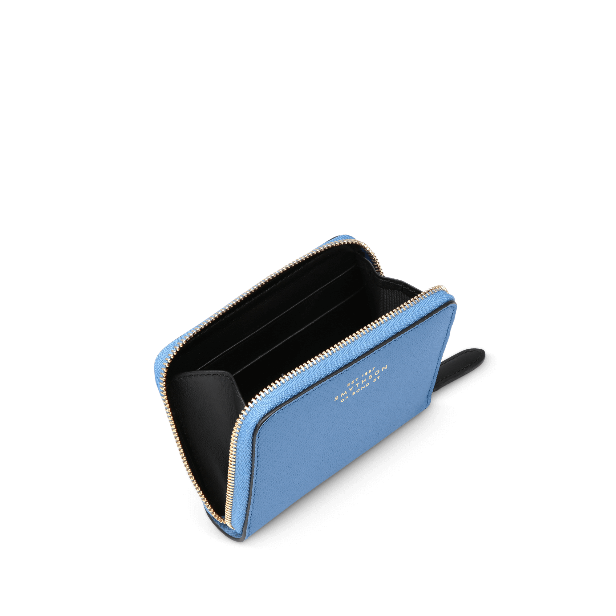 Small Zip Around Purse in Panama - Nile Blue