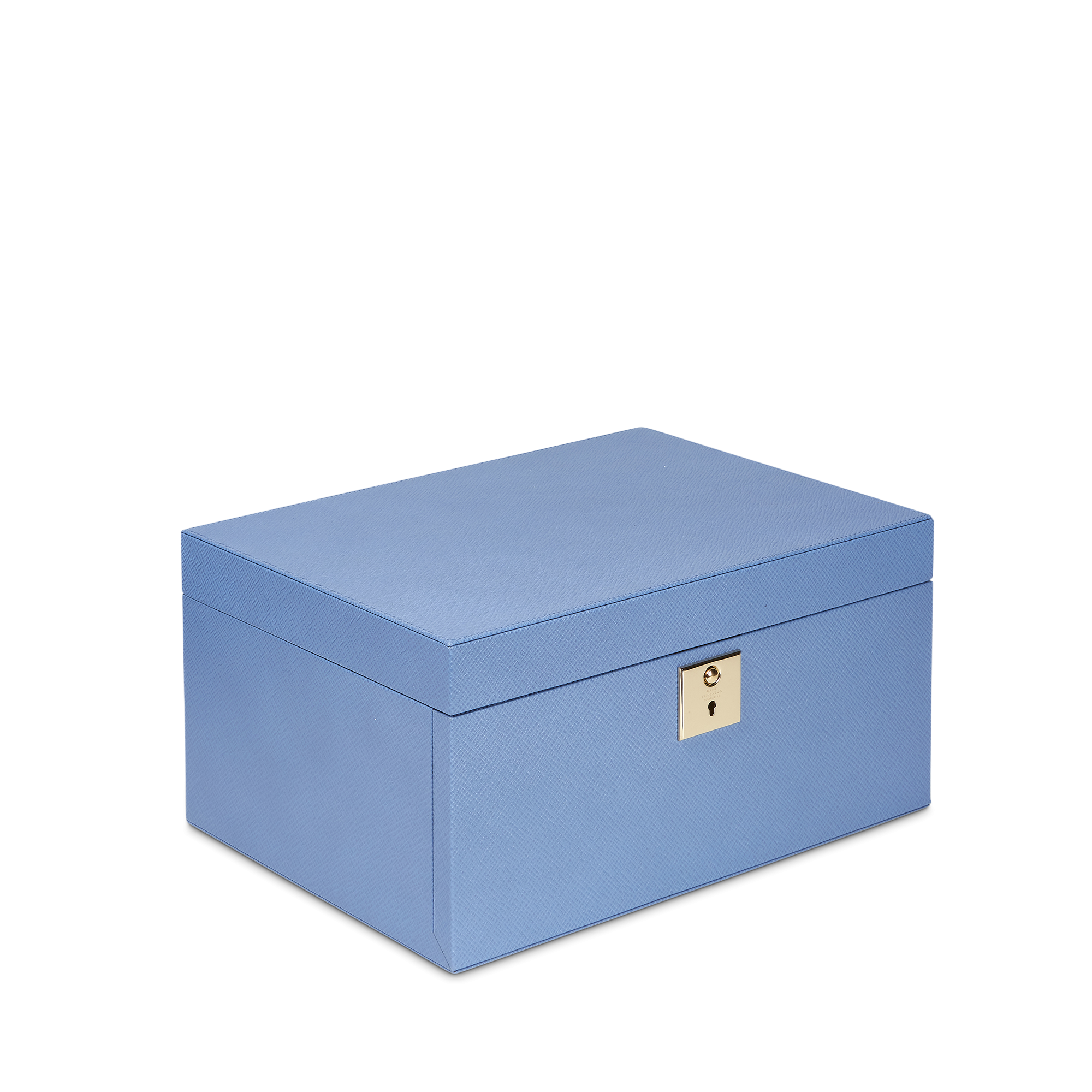 3 Drawer Jewellery Box in Panama - Nile Blue