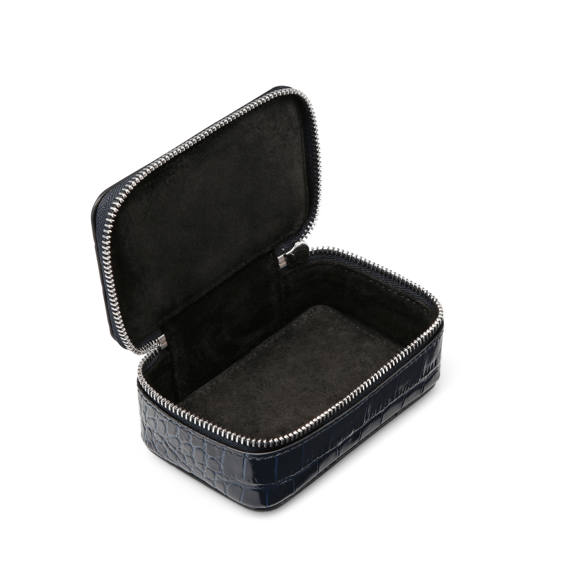 Rectangular Trinket Case in Mara - Navy