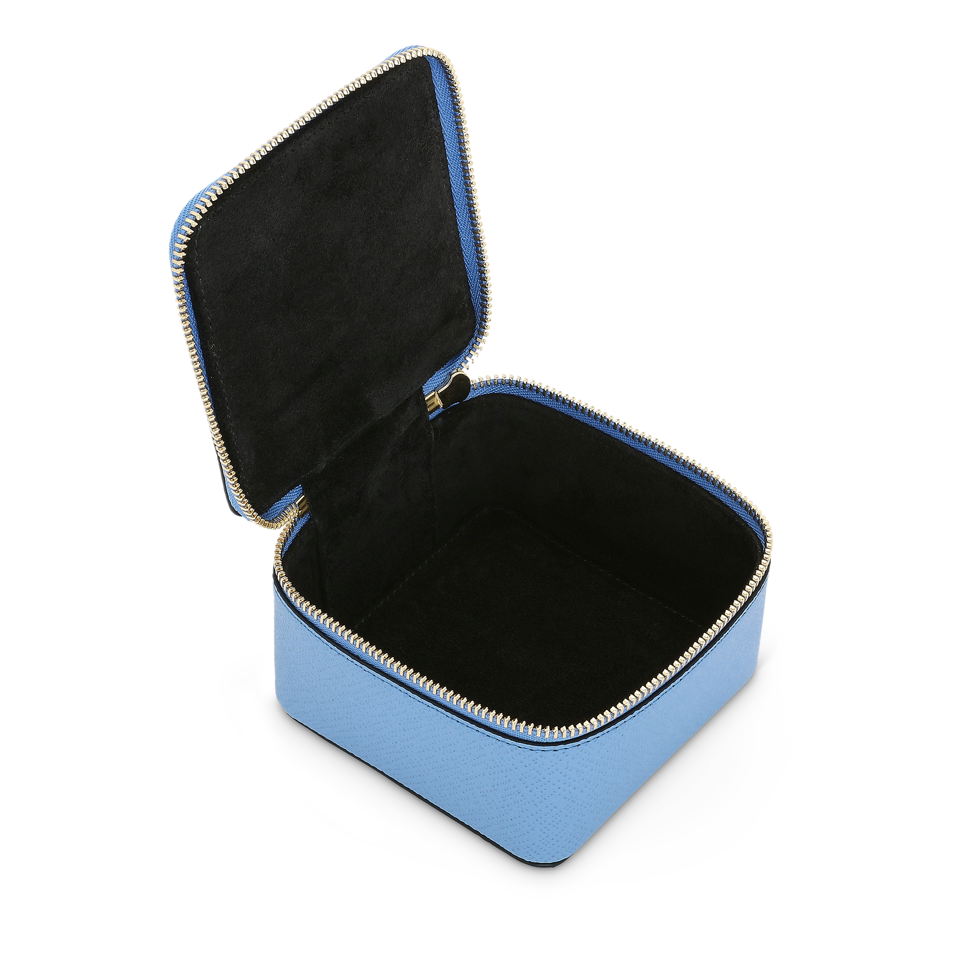 Medium Square Trinket Case in Panama - Nile Blue