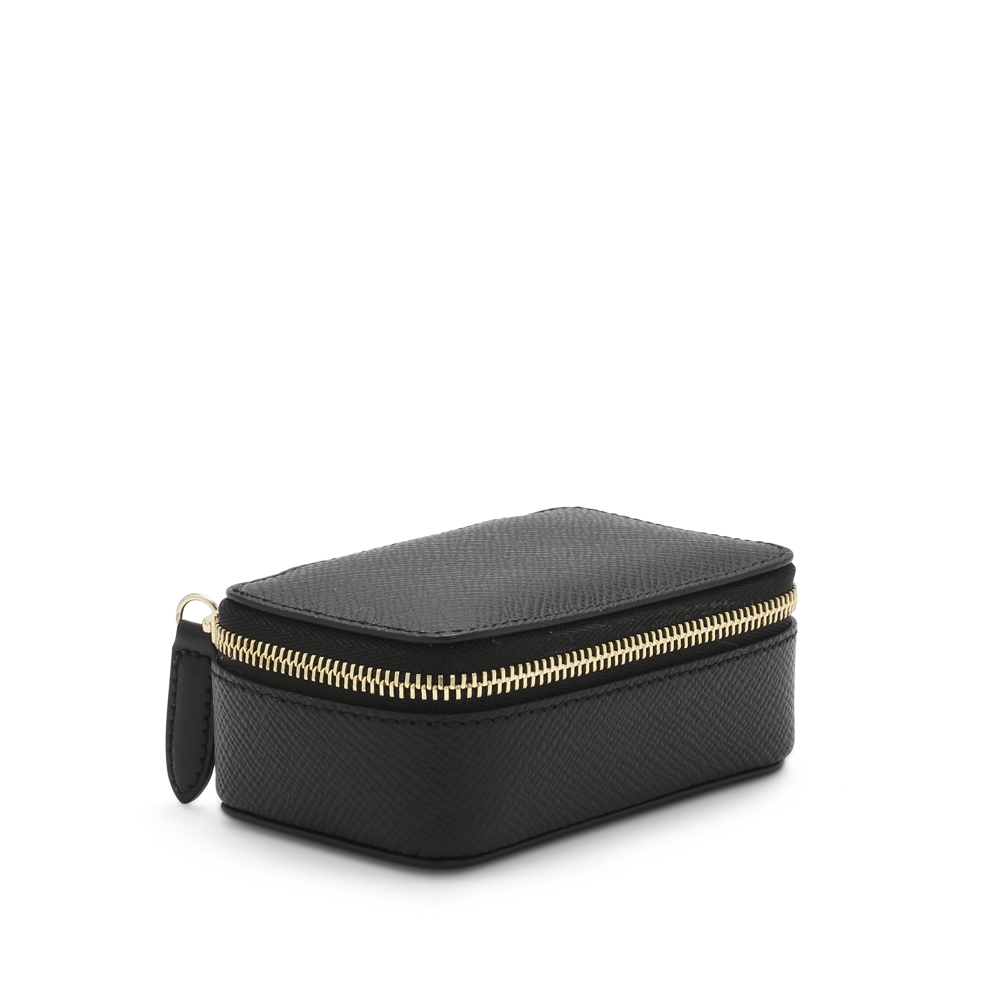 Rectangular Trinket Case in Panama - Black