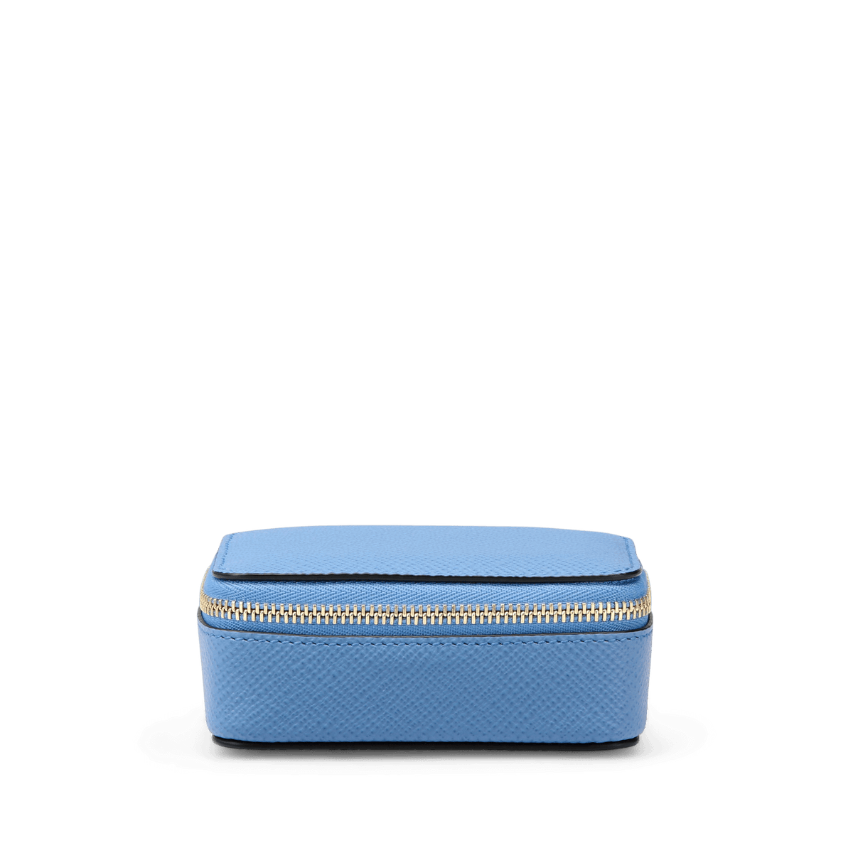 Rectangular Trinket Case in Panama in Nile Blue | Smythson