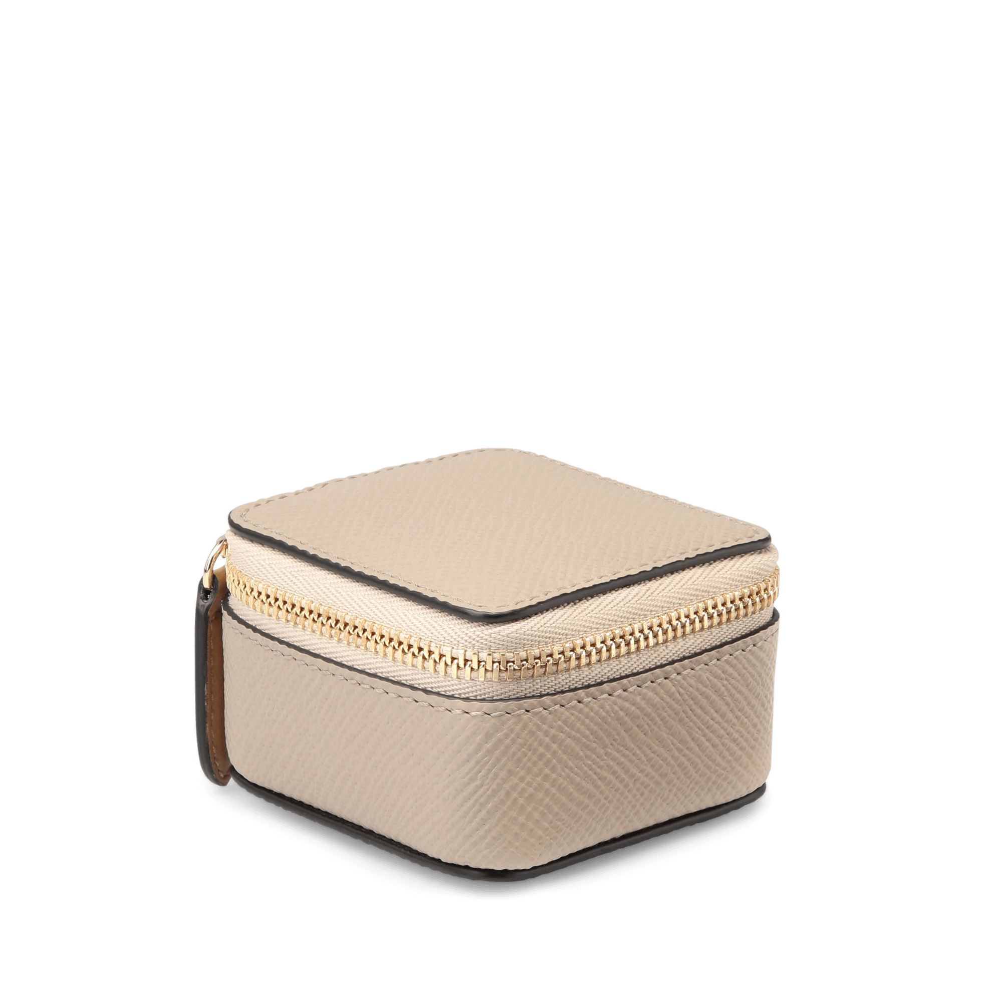 Small Square Trinket Case in Panama - Sandstone