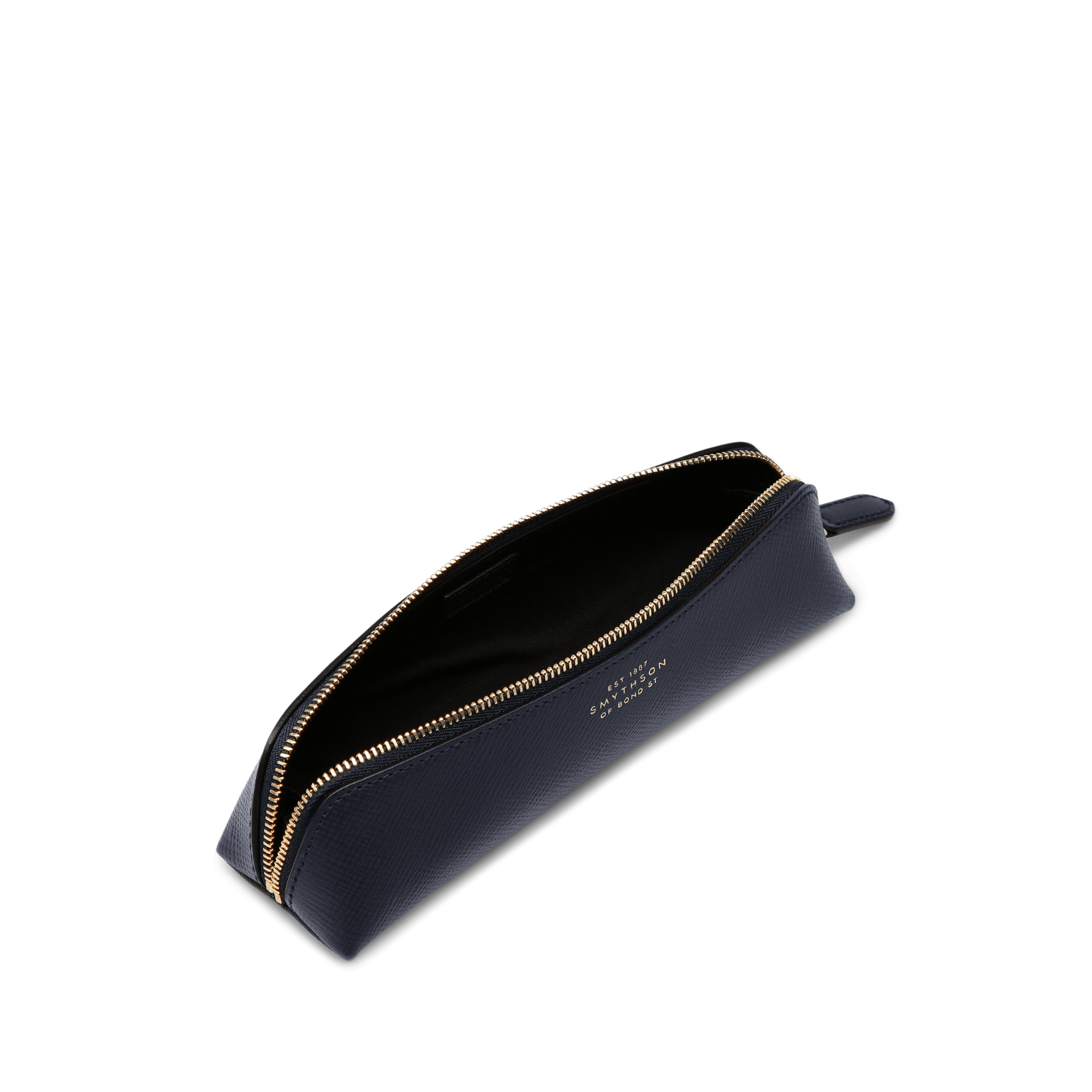 Pencil Case in Panama in Black | Smythson Pencil Case in Panama in Black | Smythson
