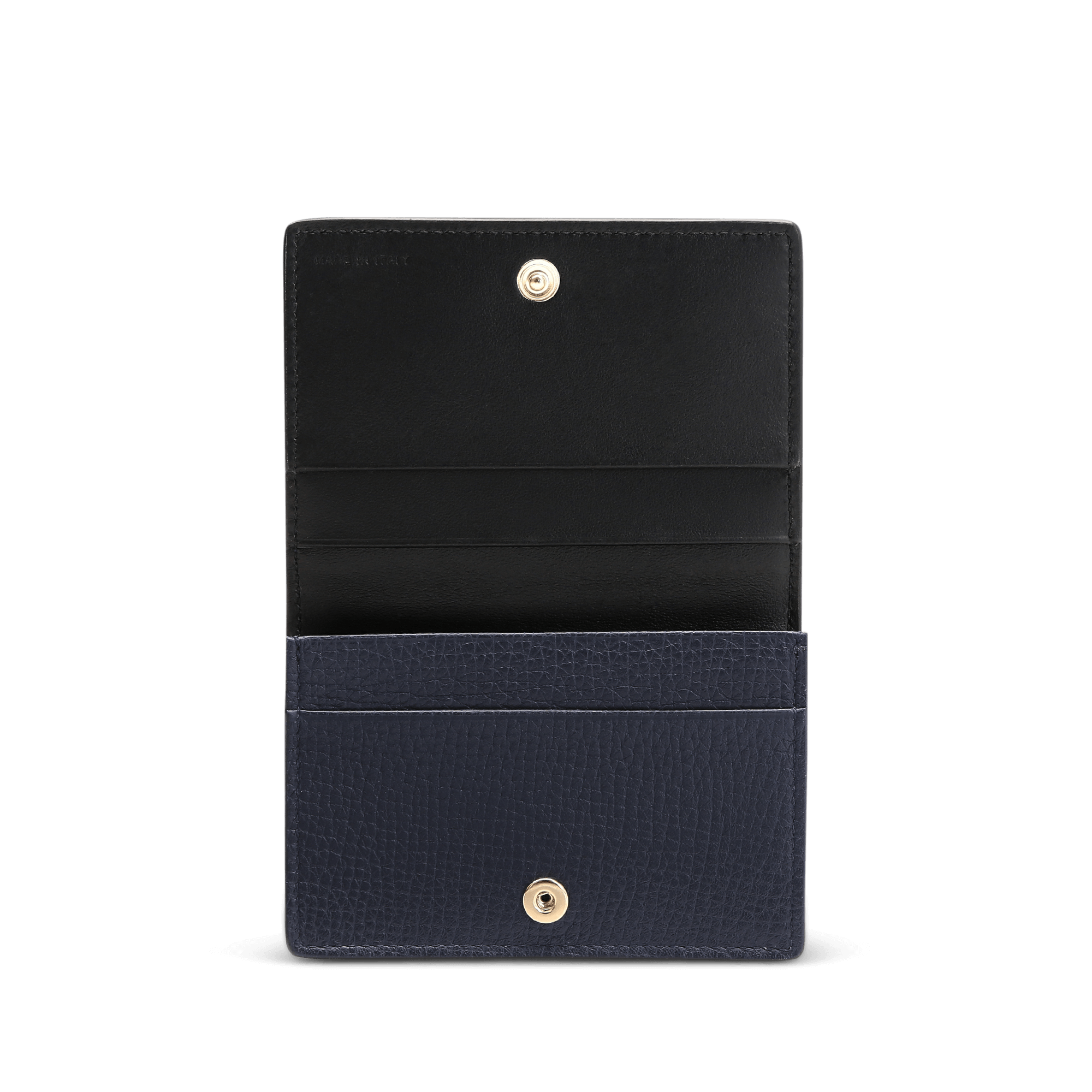 Folded Card Case with Snap Closure in Ludlow