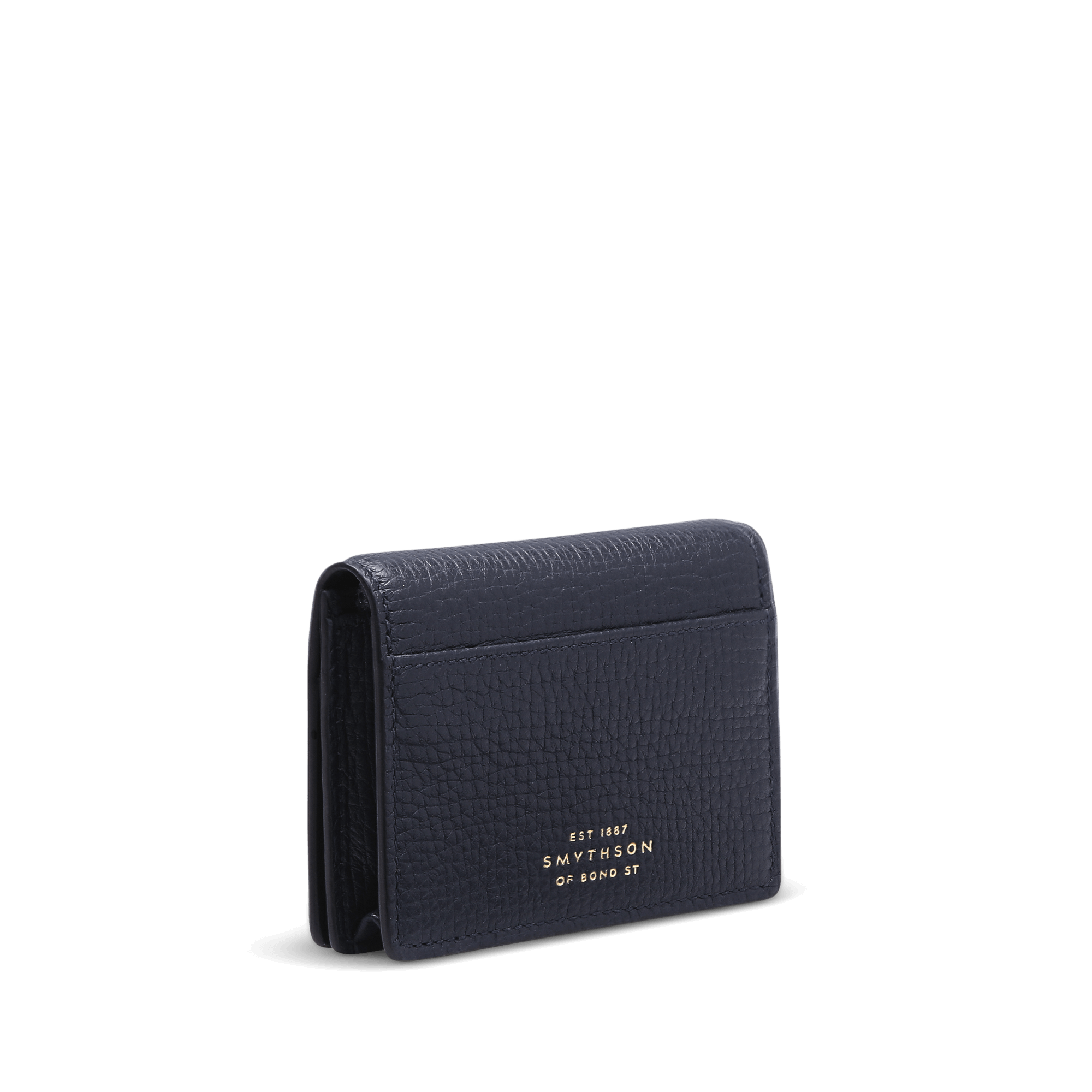 Folded Card Case with Snap Closure in Ludlow - Navy