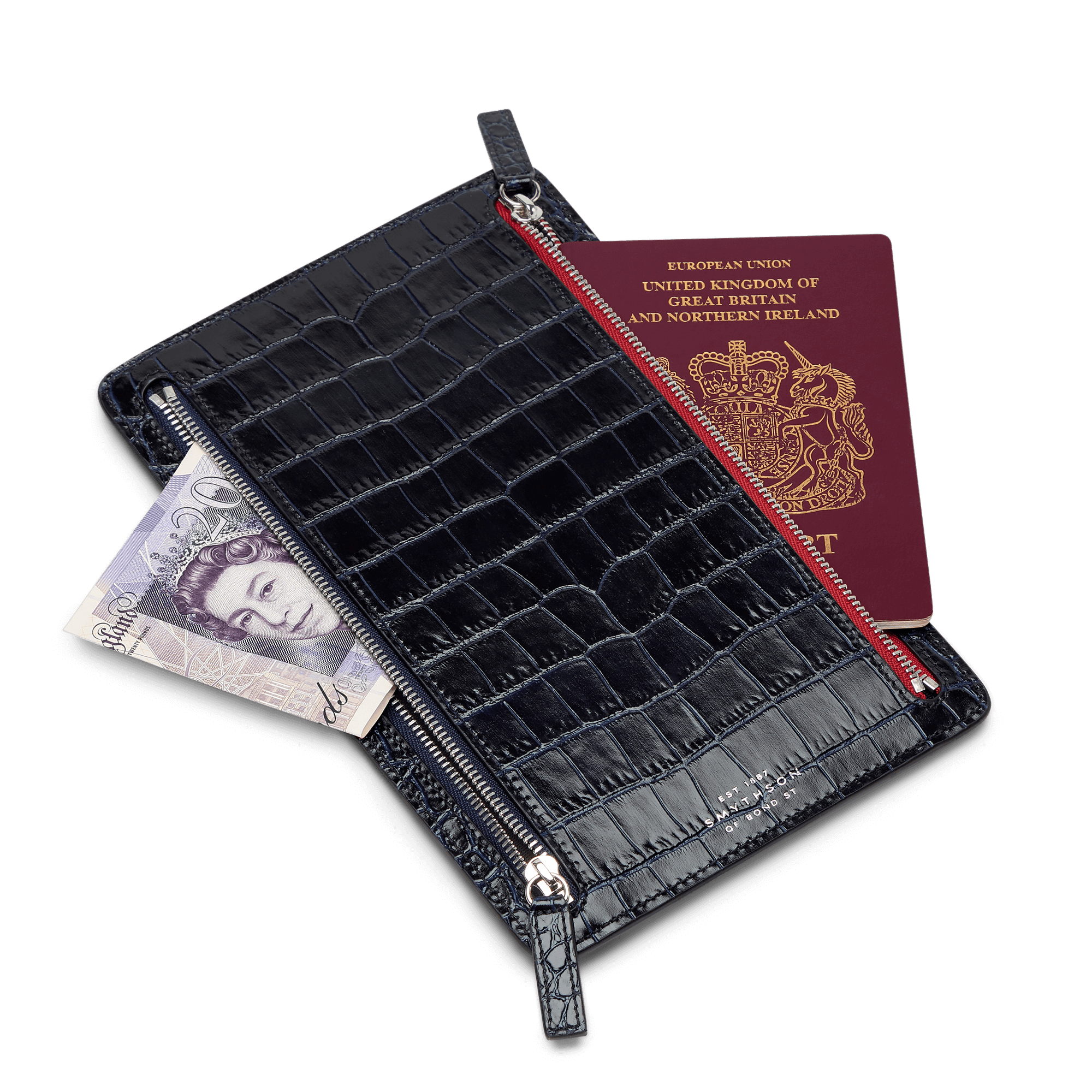 Multi-Zip Case in Mara - Navy