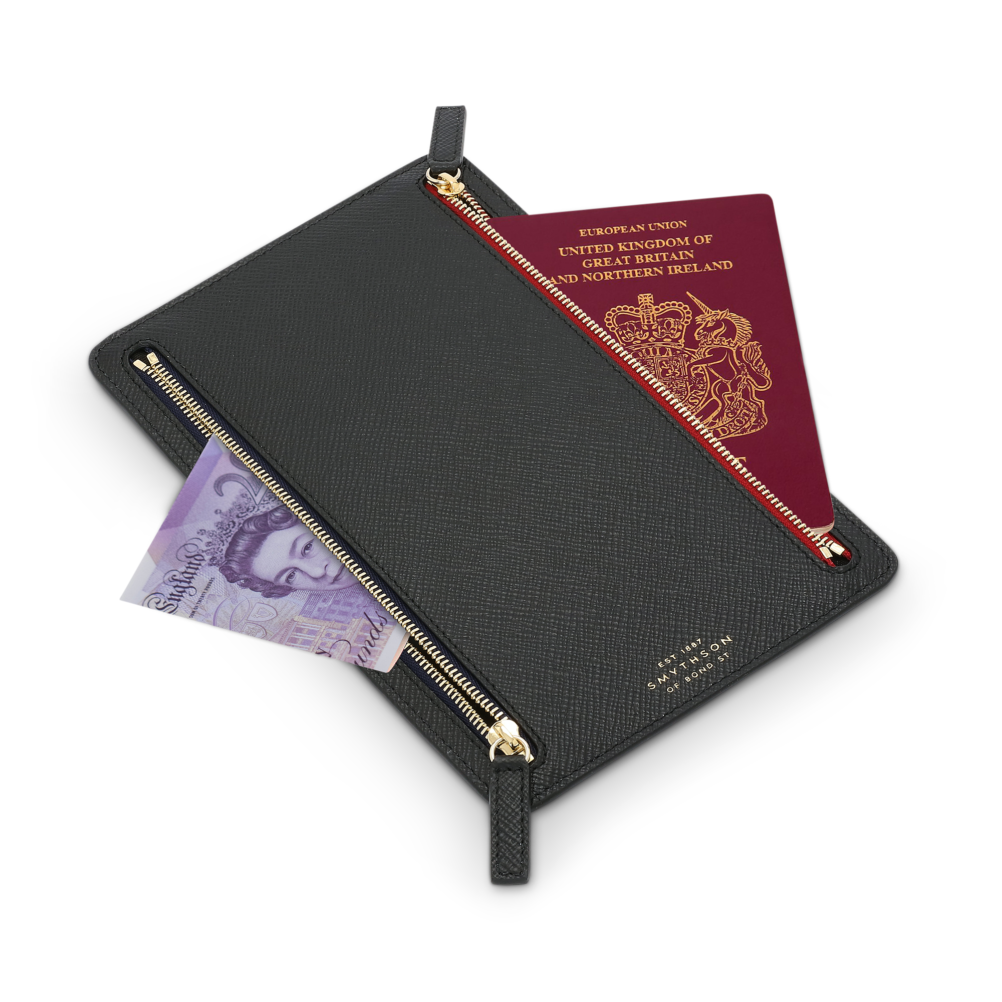 Multi-Zip Case in Panama - Black