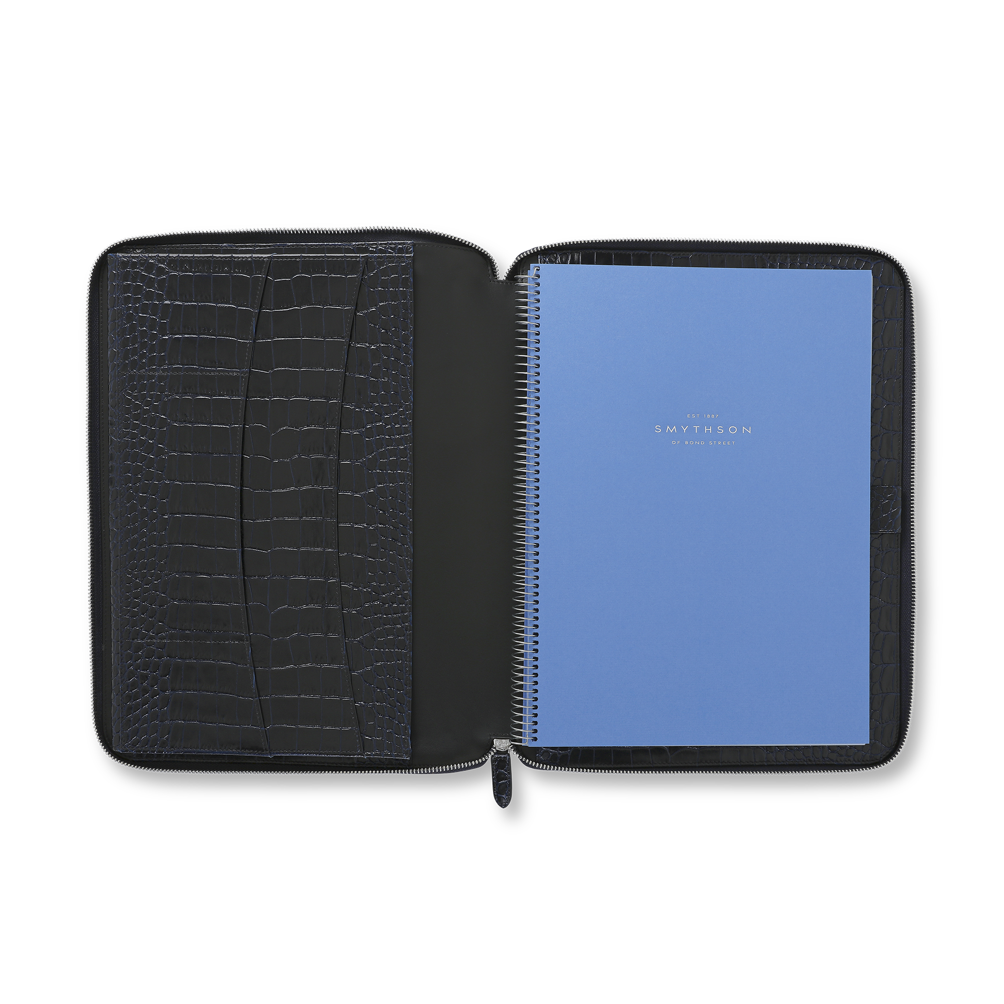 A4 Writing Folder with Zip in Mara