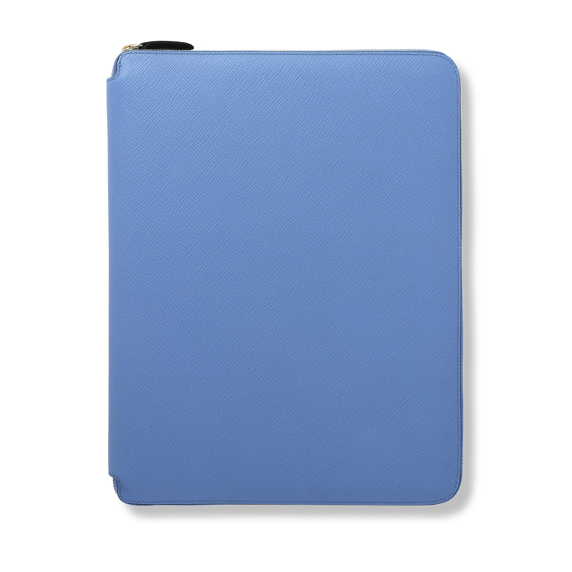 A4 Writing Folder with Zip in Panama - Nile Blue
