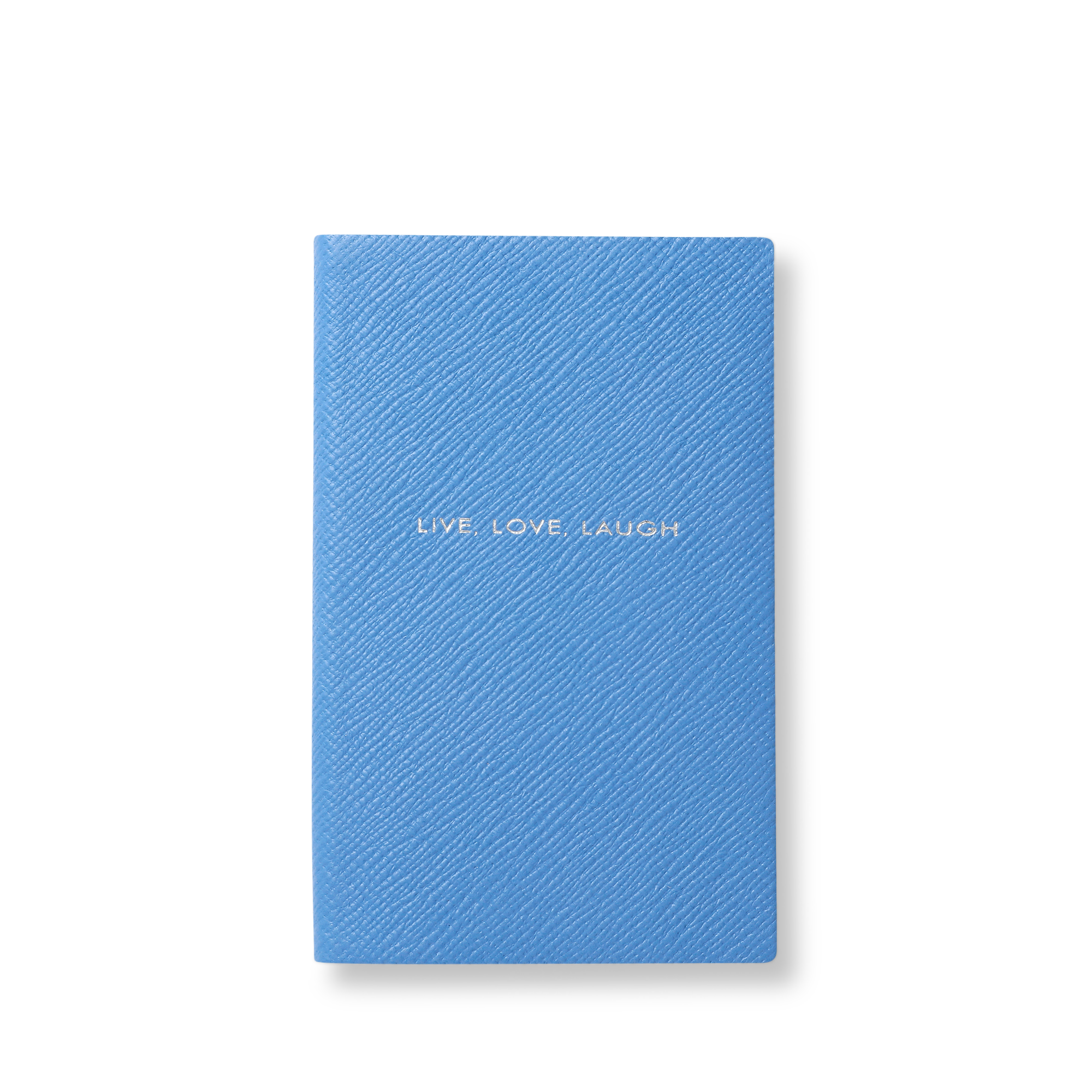 Live Love Laugh Panama Notebook - Nile Blue