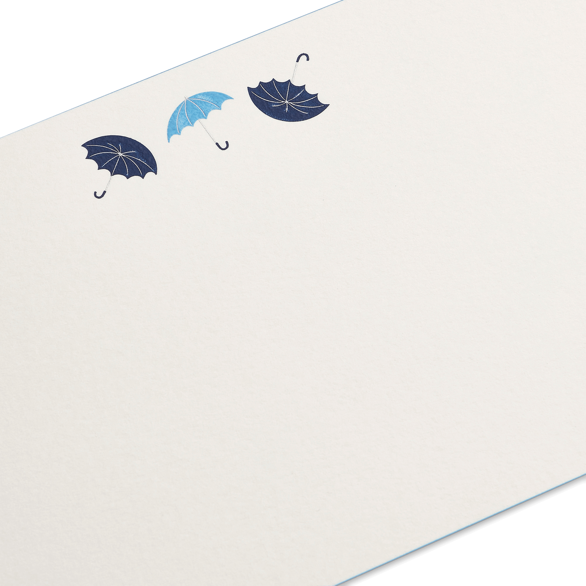 British Umbrellas Motif Correspondence Cards