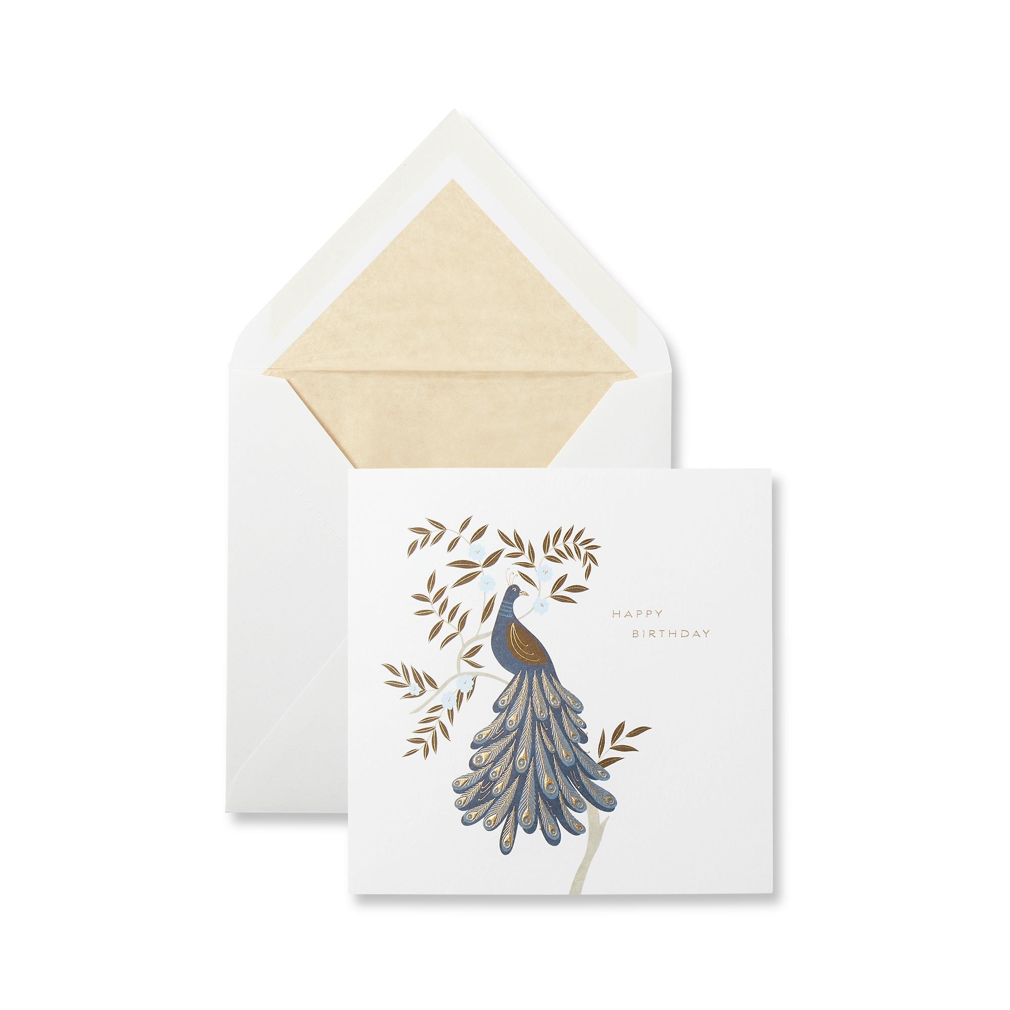 Birthday Peacock Card