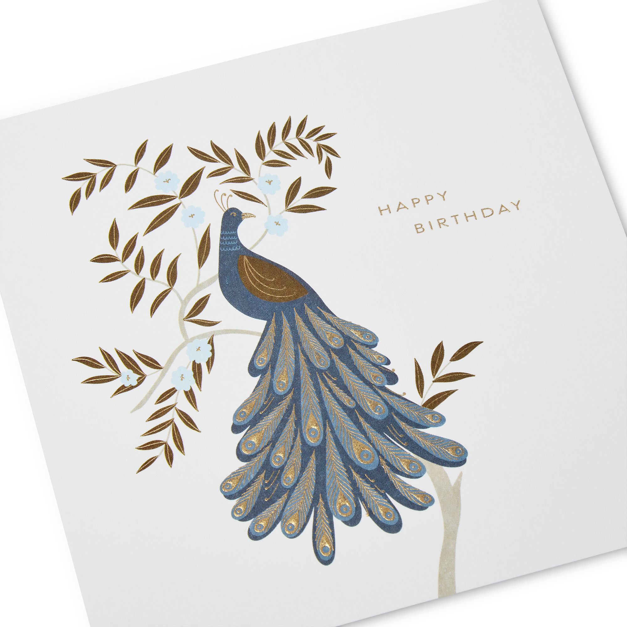 Birthday Peacock Card