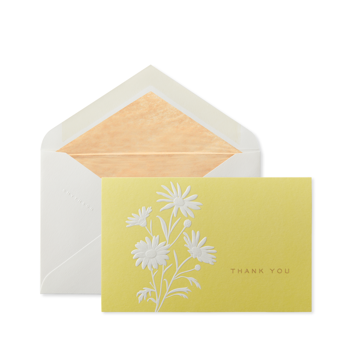 Cartes de remerciement à motif marguerite