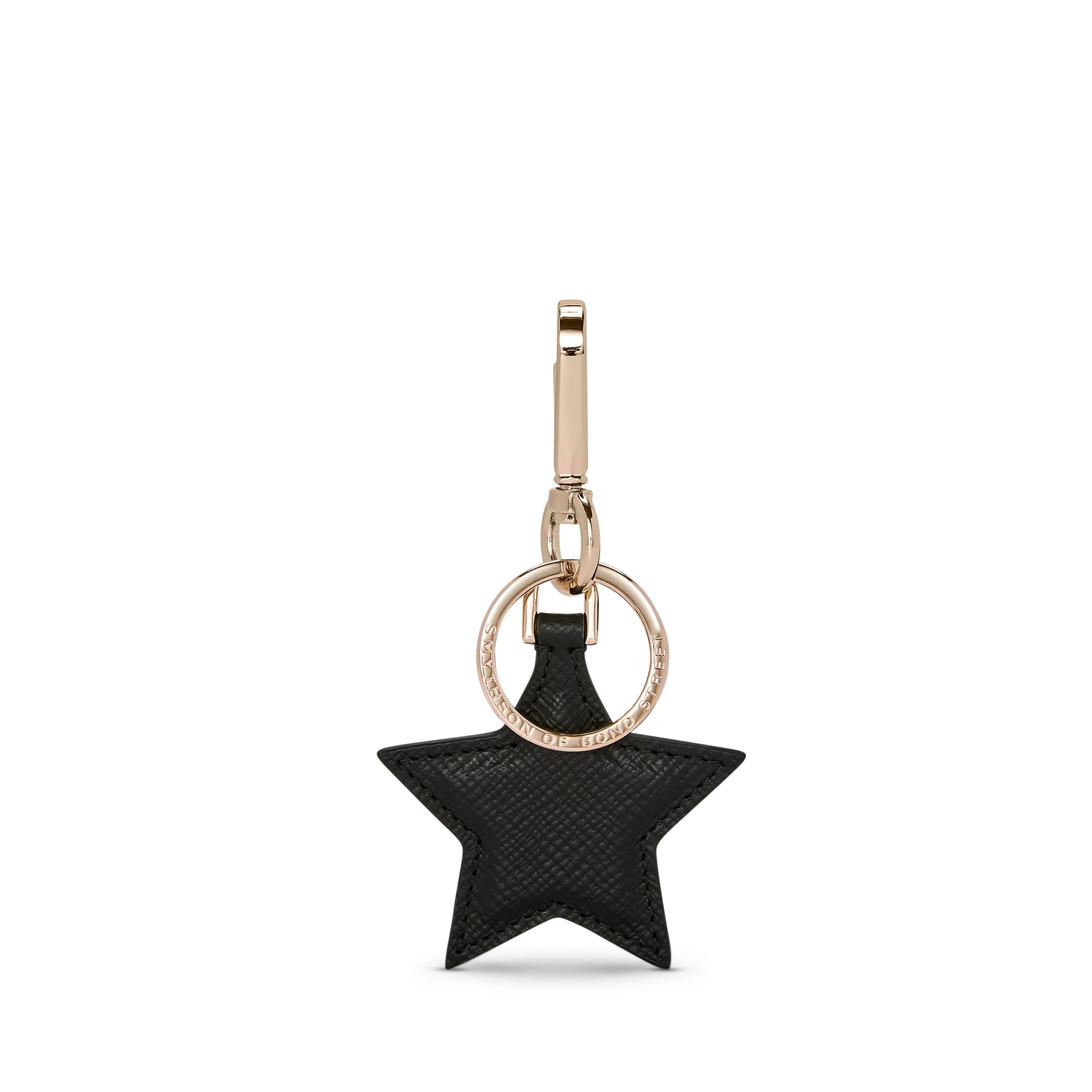 Star Keyring in Panama - Black