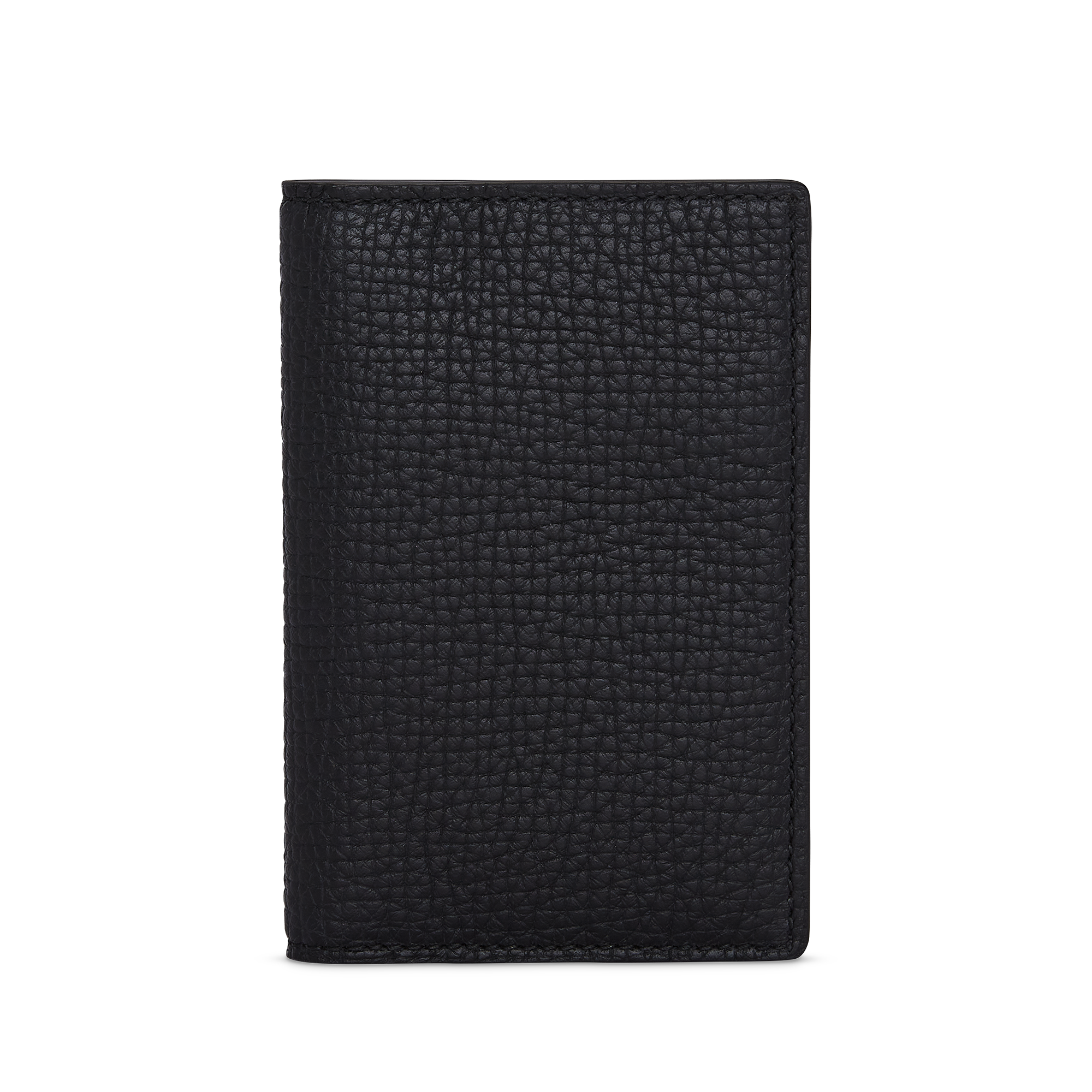 6 Card Slot Folded Card Holder in Ludlow - Black