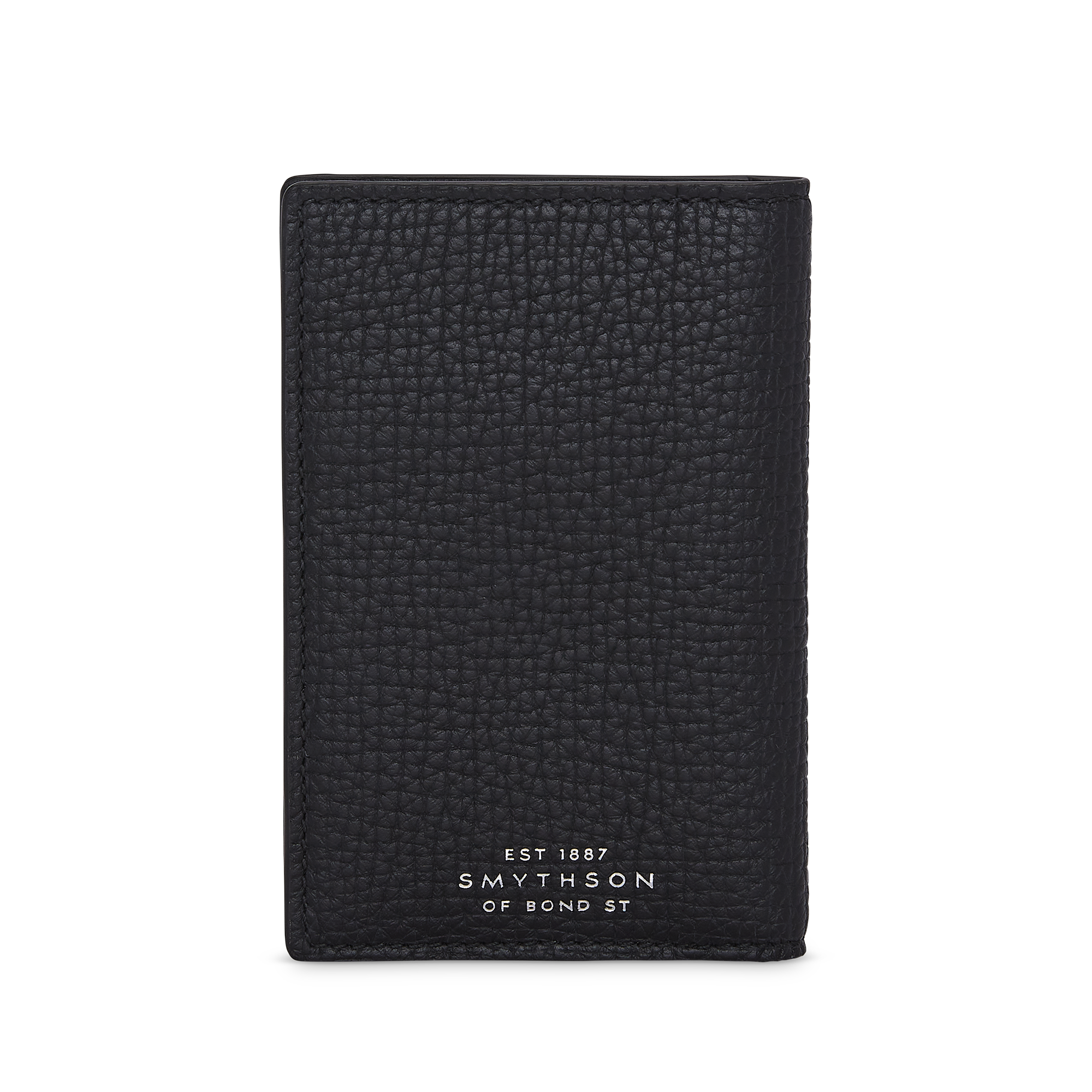 6 Card Slot Folded Card Holder in Ludlow - Black