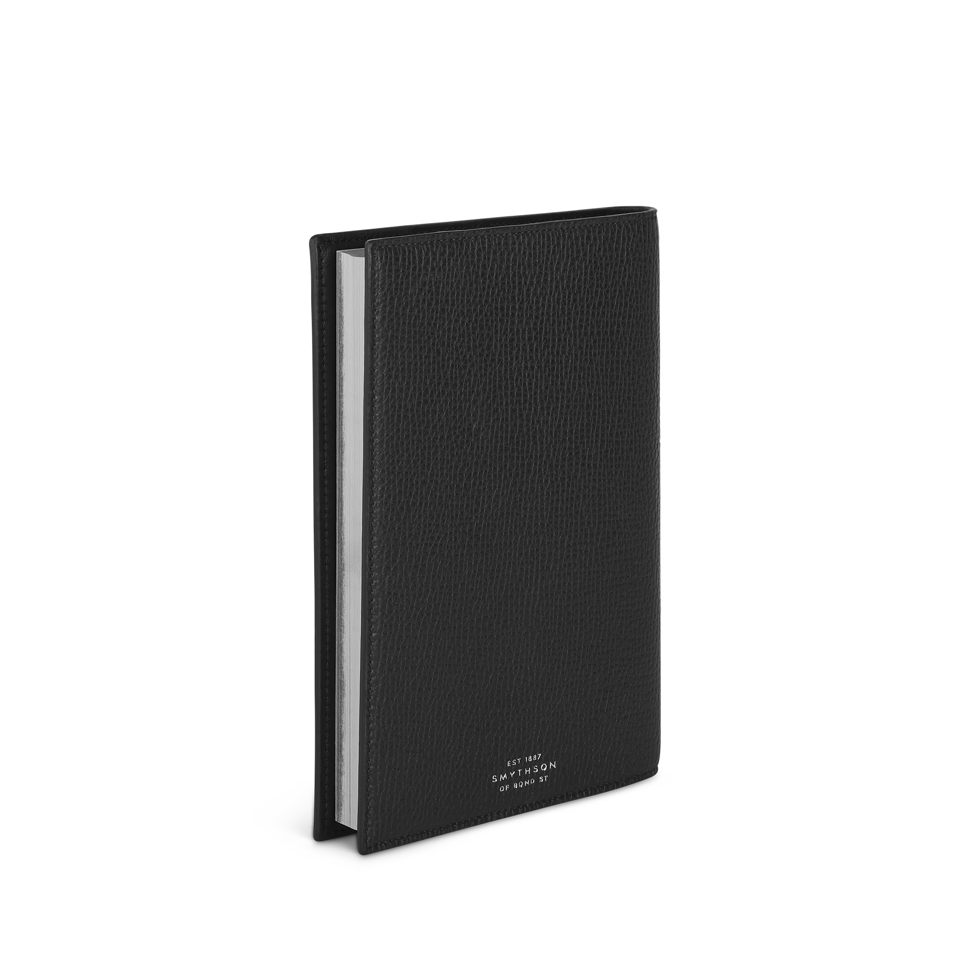 Evergreen Refillable Mid-Size Notebook in Ludlow - Black