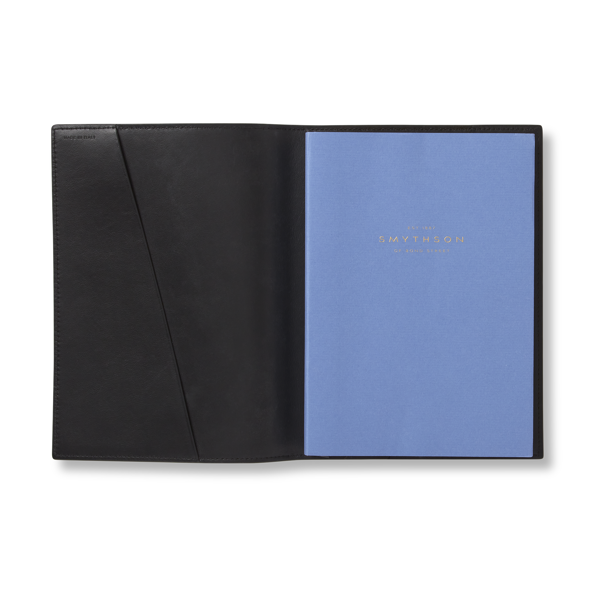 Evergreen Refillable Mid-Size Notebook in Ludlow - Navy