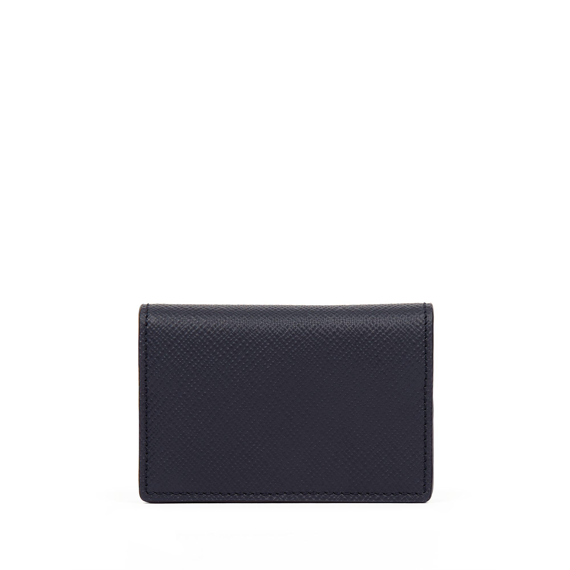 Folded Card Case with Snap Closure in Panama - Navy