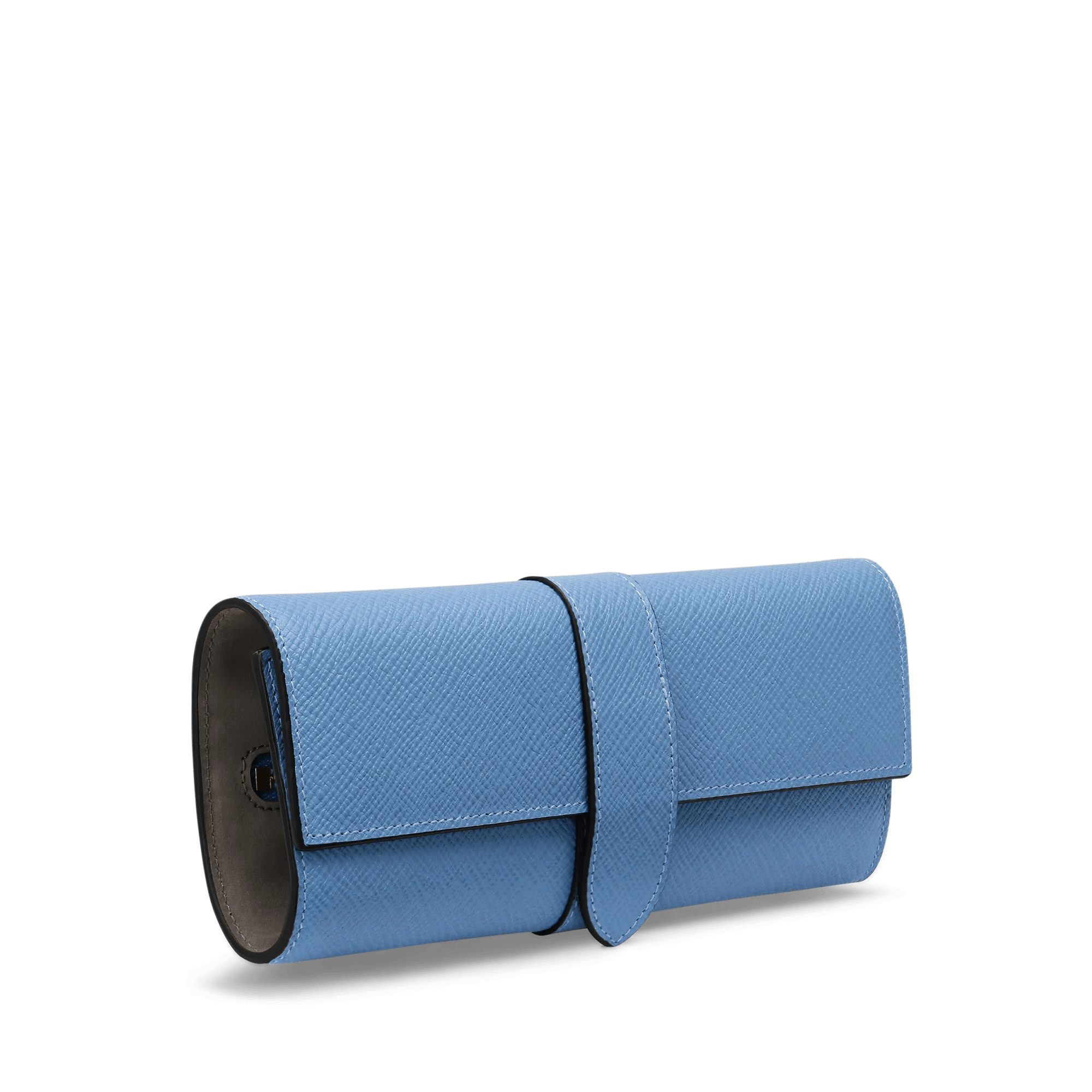 Small Jewellery Roll in Panama - Nile Blue