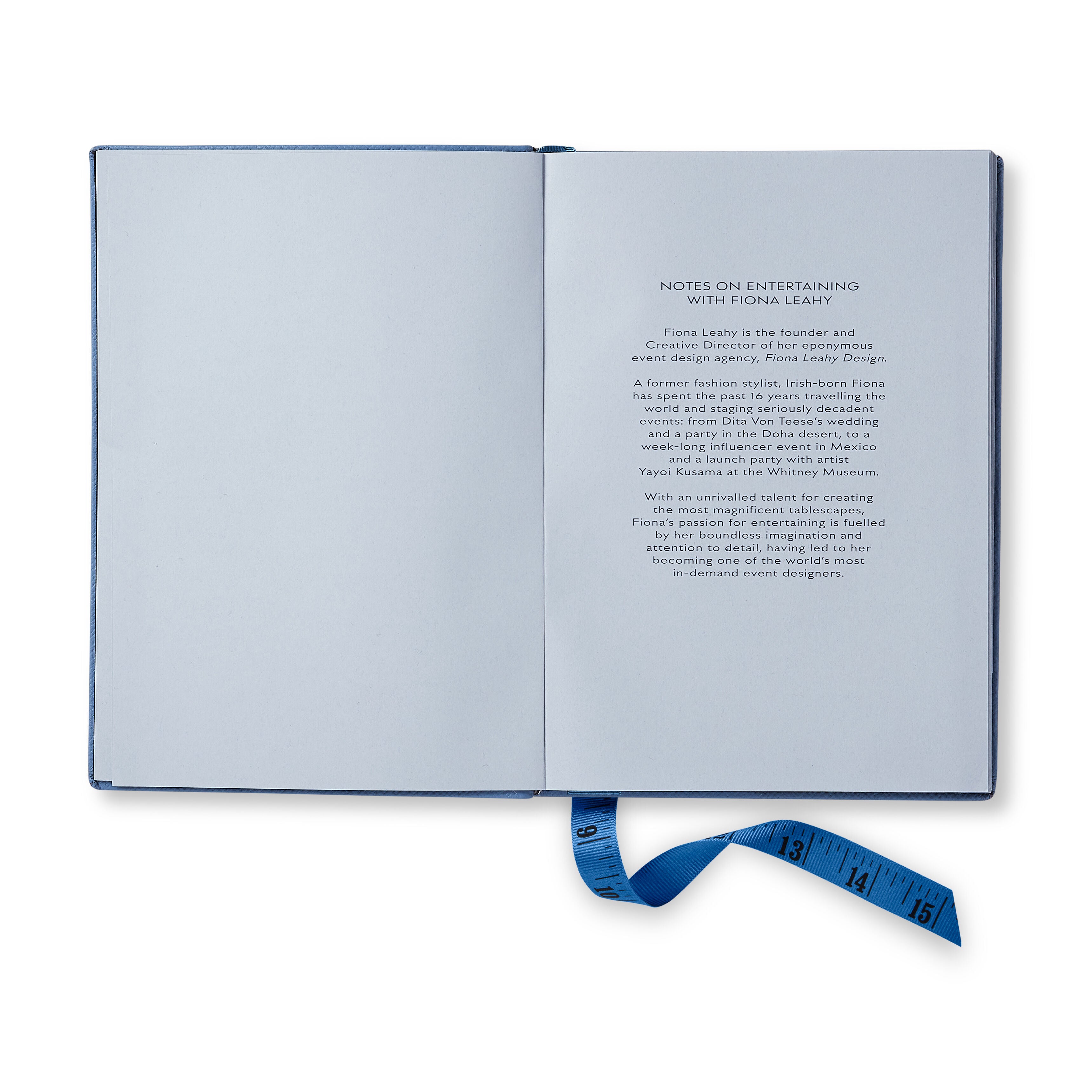 Notes On Entertaining With Fiona Leahy Soho Notebook in Panama - Nile Blue