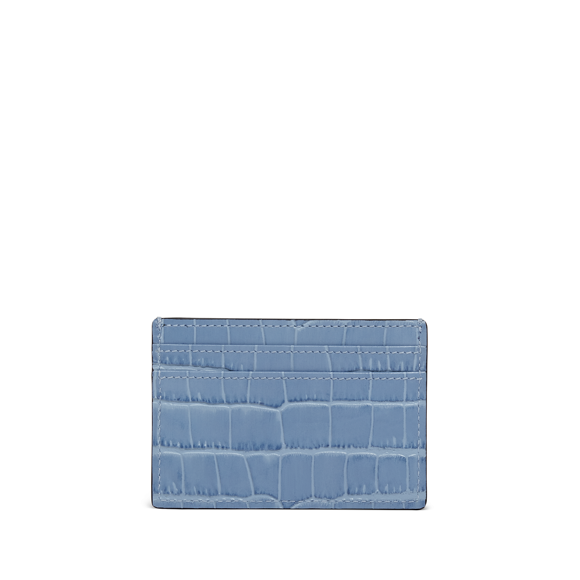 Flat Card Holder in Mara - Nile Blue