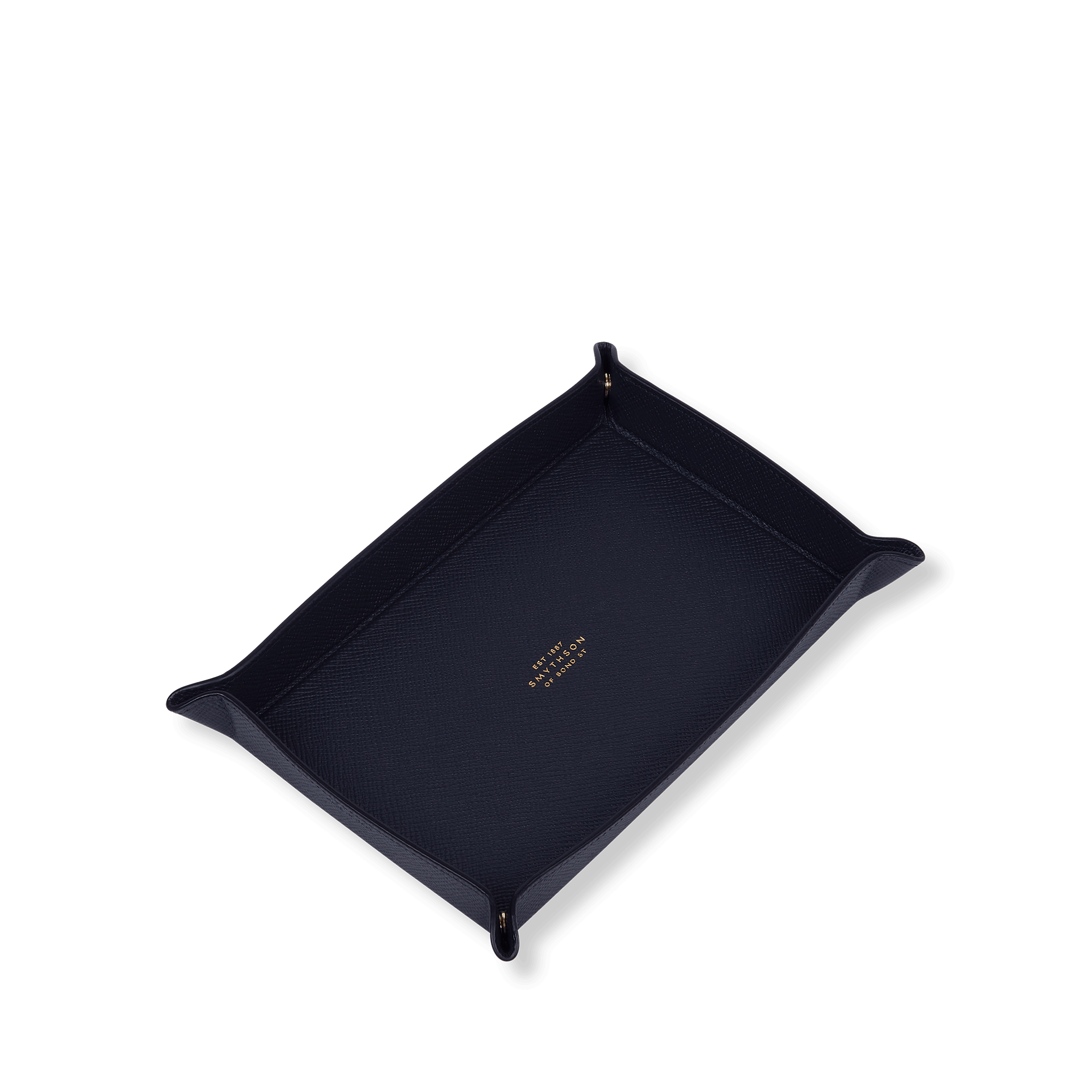 Small Rectangular Trinket Tray in Panama - Navy
