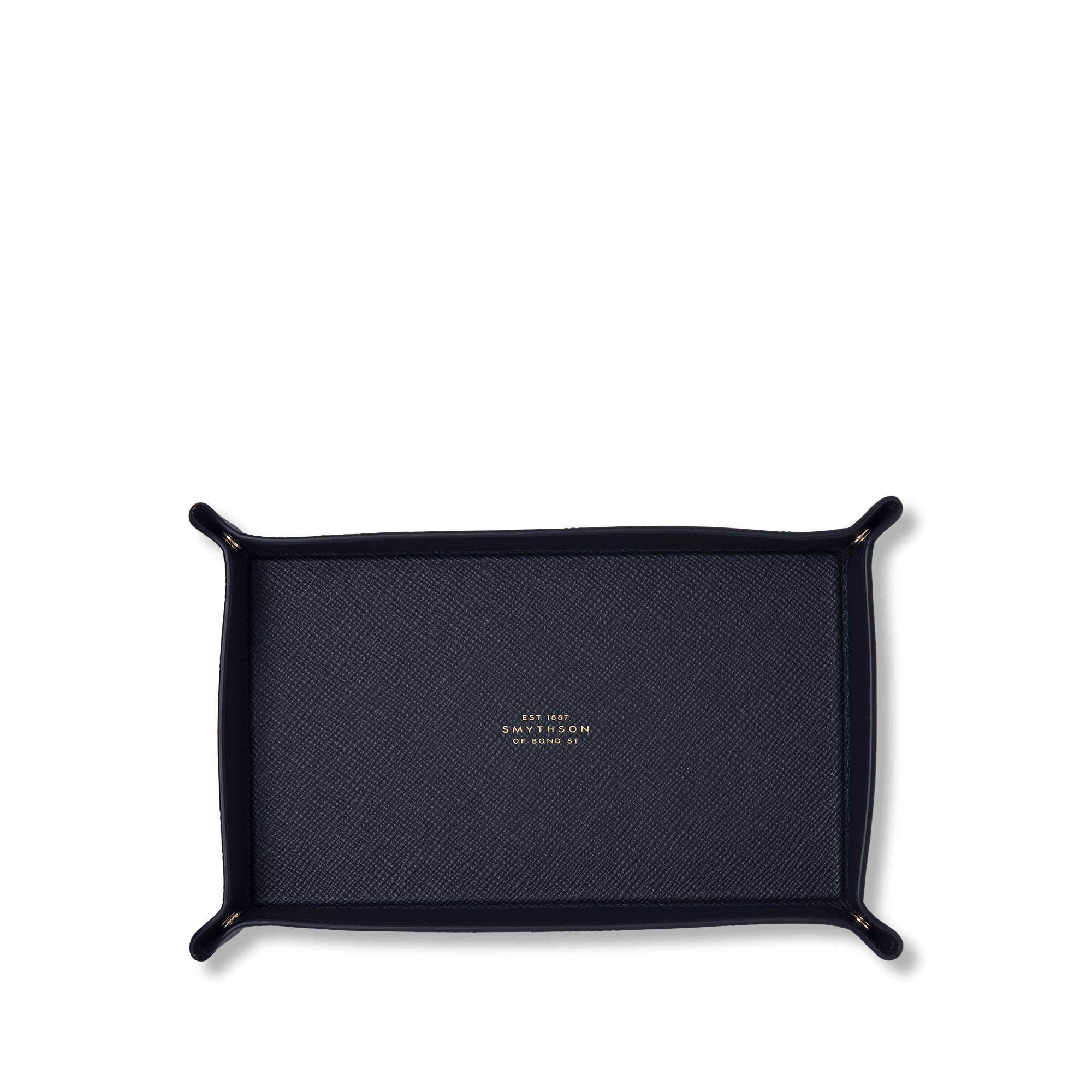 Small Rectangular Trinket Tray in Panama - Navy