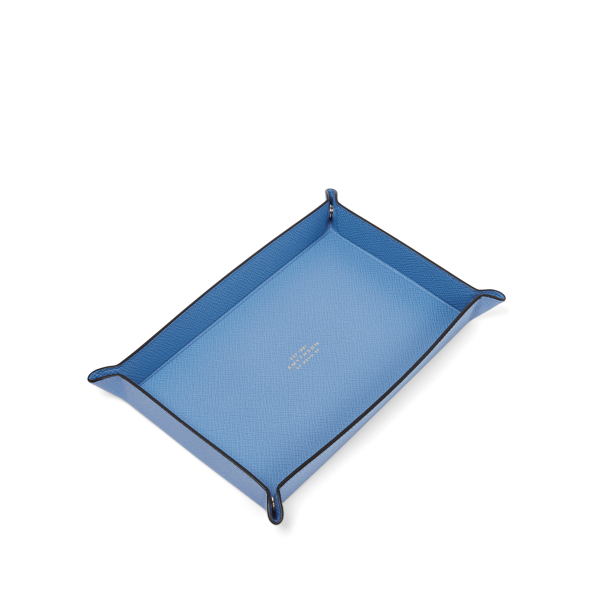 Small Rectangular Trinket Tray in Panama - Nile Blue