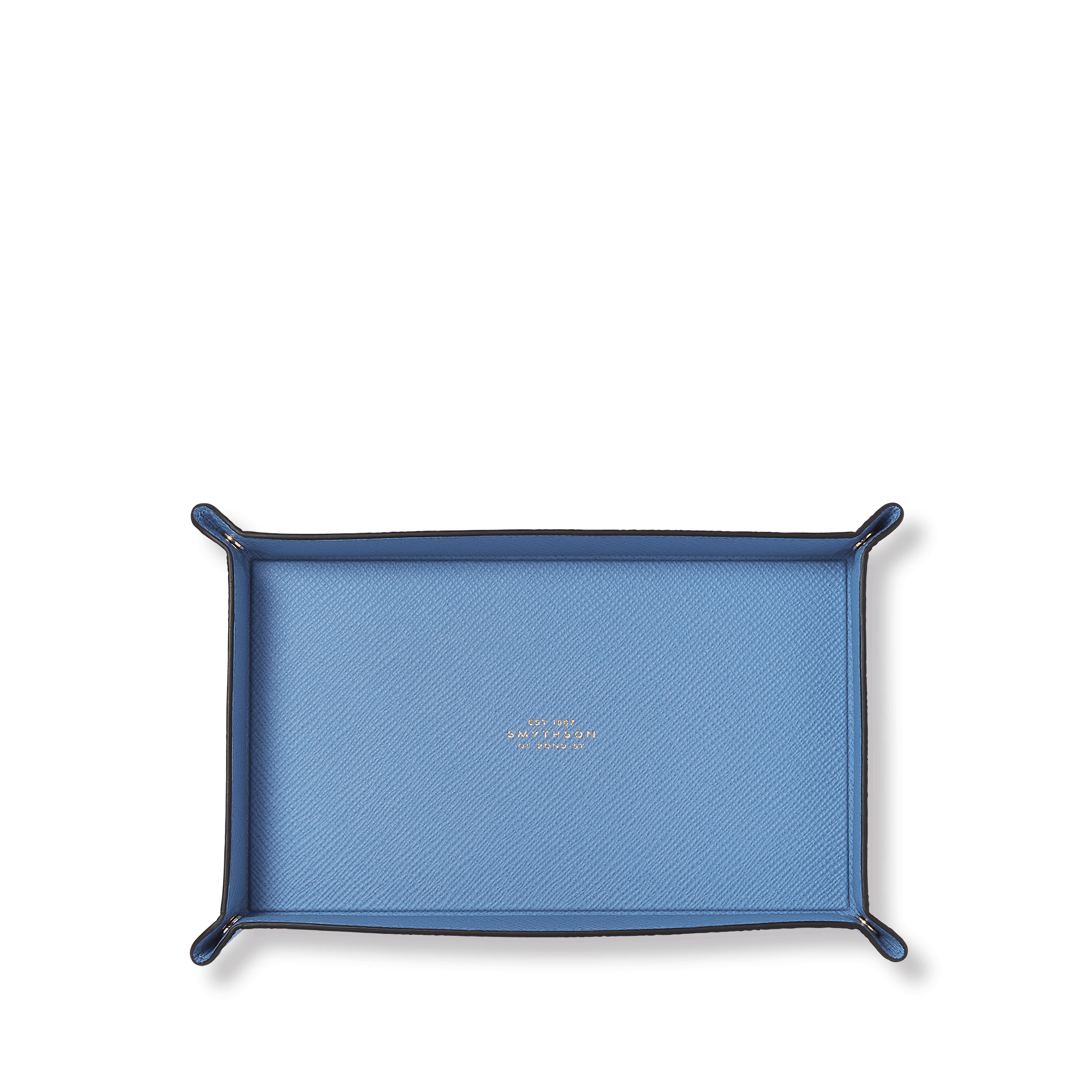 Small Rectangular Trinket Tray in Panama - Nile Blue