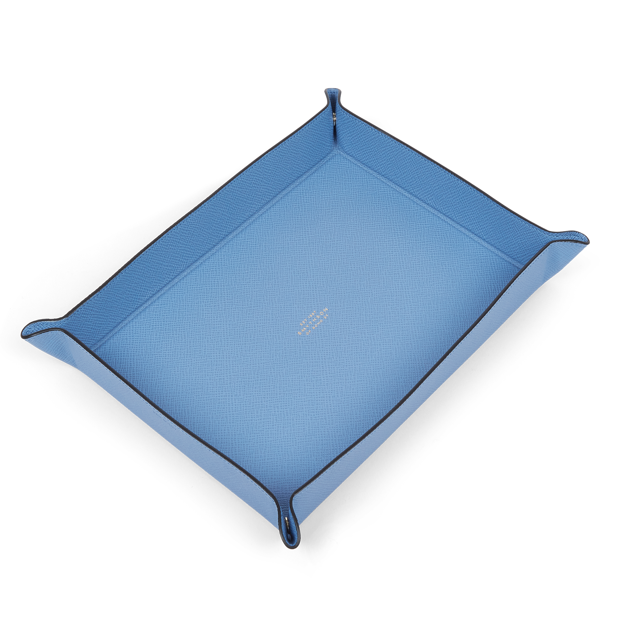 Large Rectangular Trinket Tray in Panama - Nile Blue