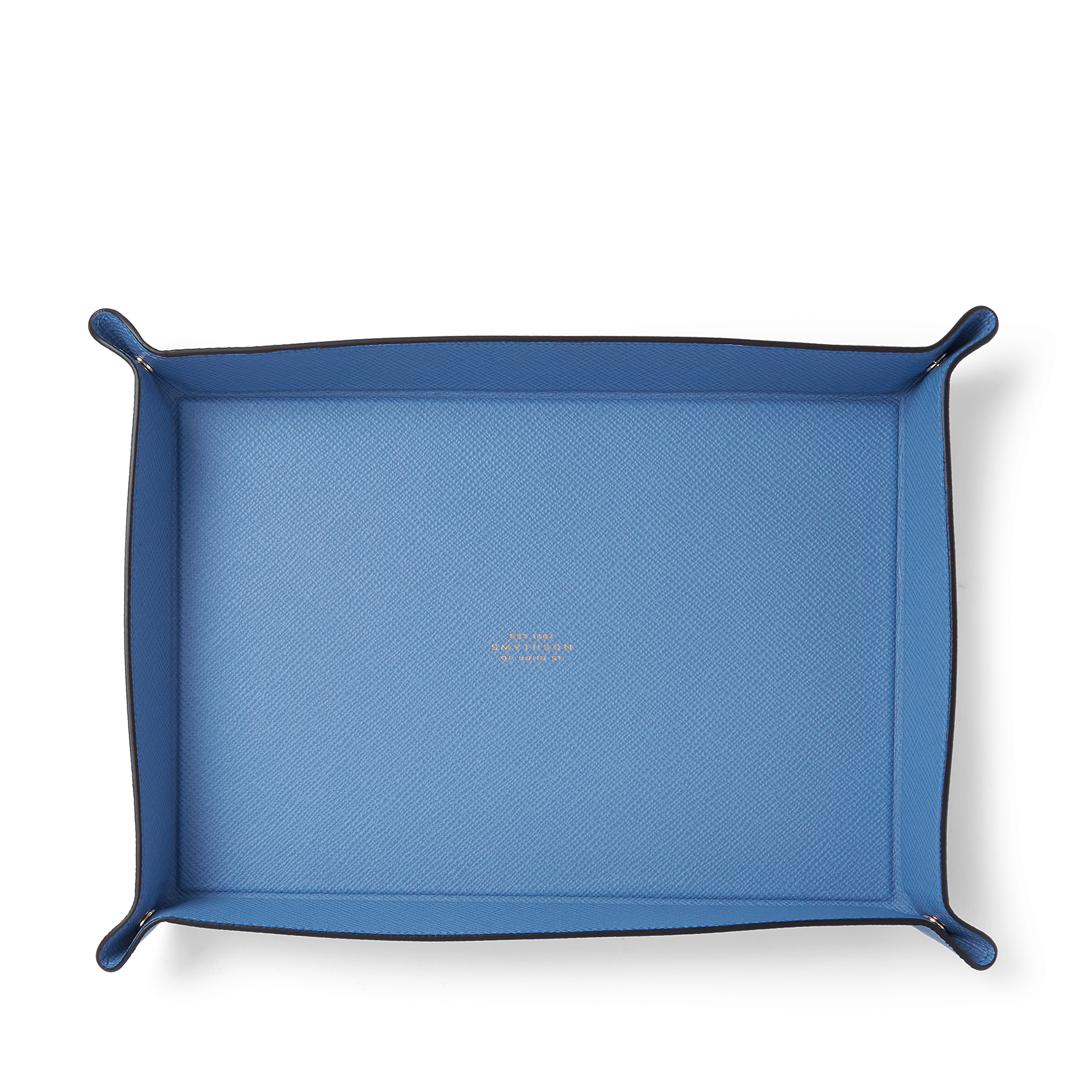 Large Rectangular Trinket Tray in Panama - Nile Blue