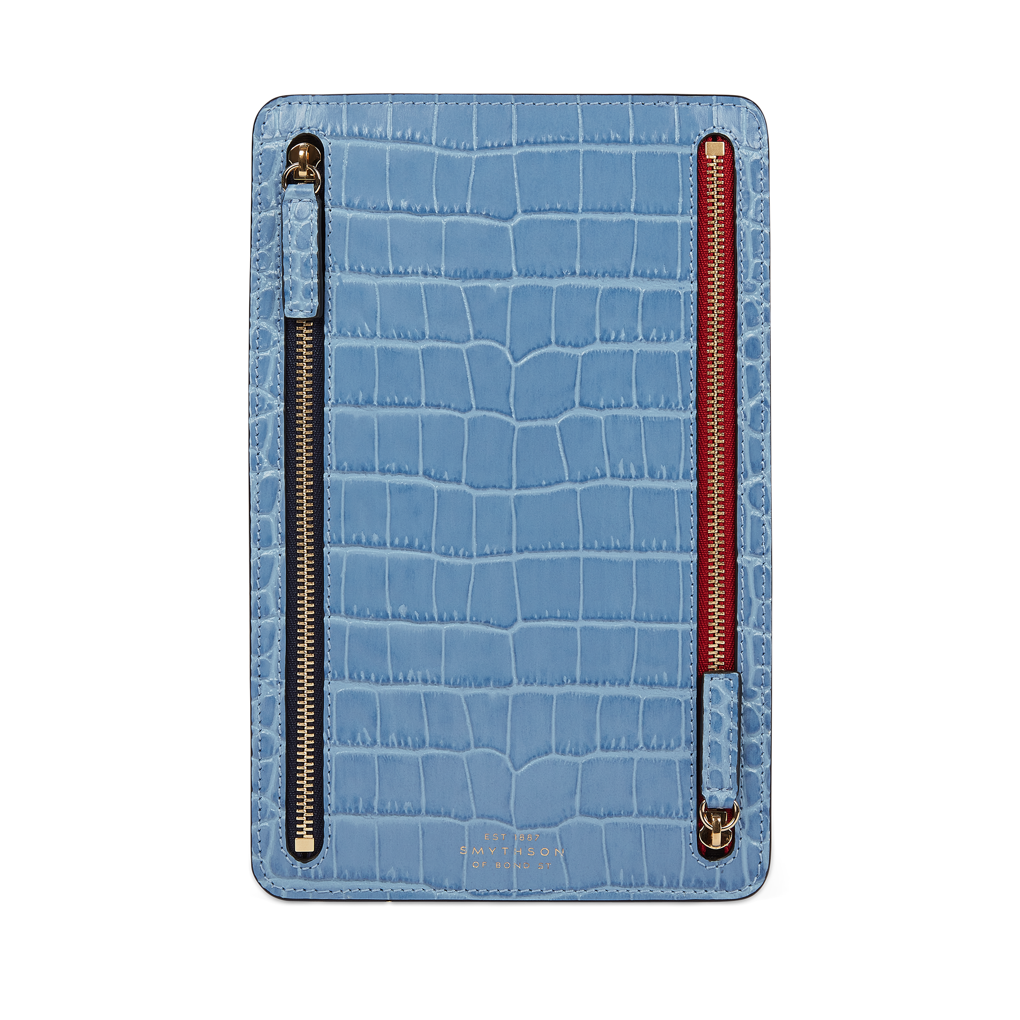 Multi-Zip Case in Mara - Nile Blue