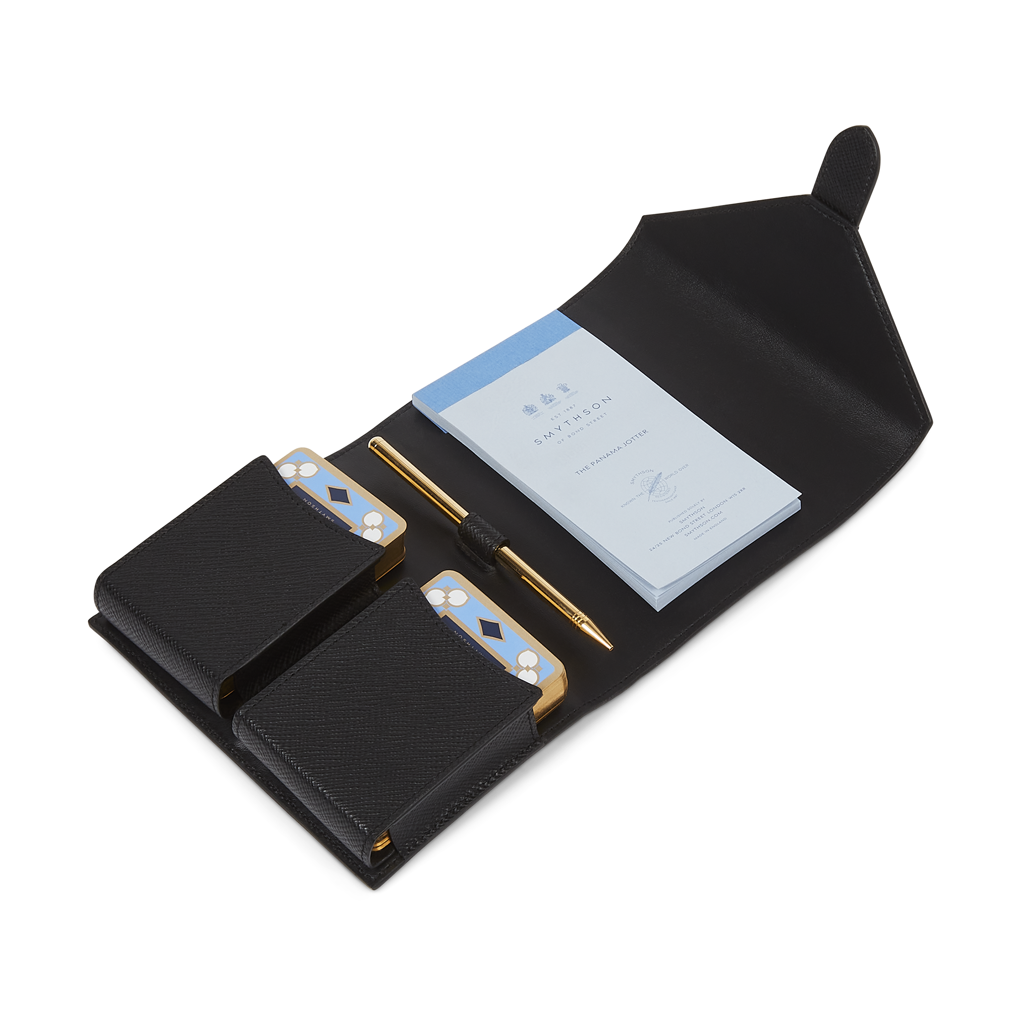 Double Playing Cards Case in Panama - Black