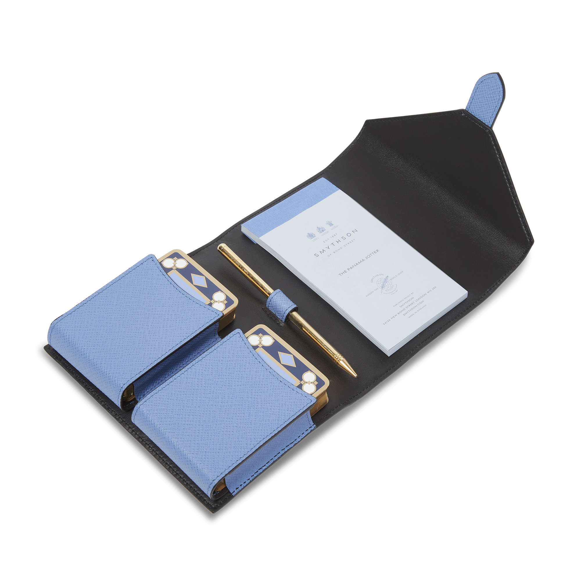 Double Playing Cards Case in Panama - Nile Blue