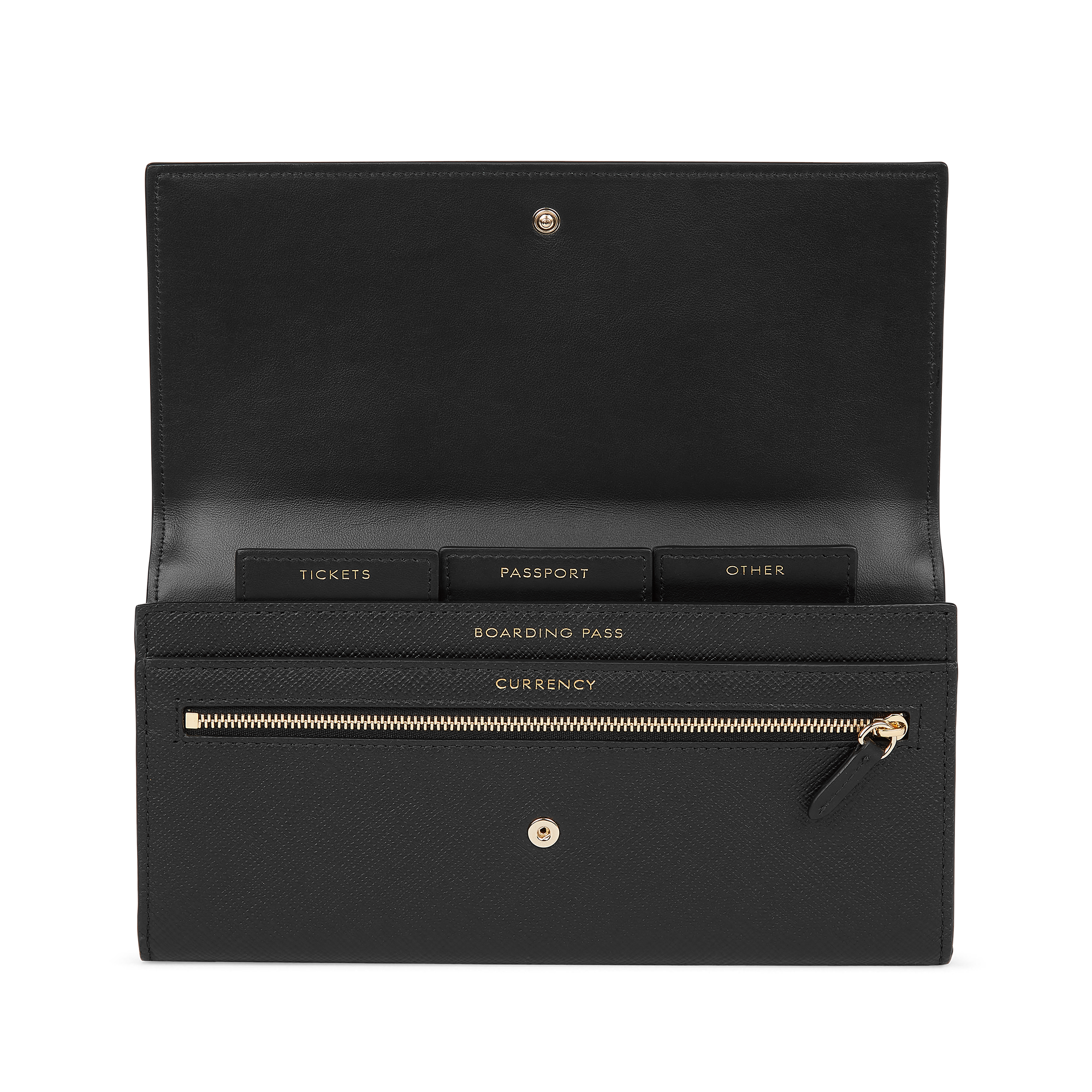 Marshall Travel Wallet in Panama - Black
