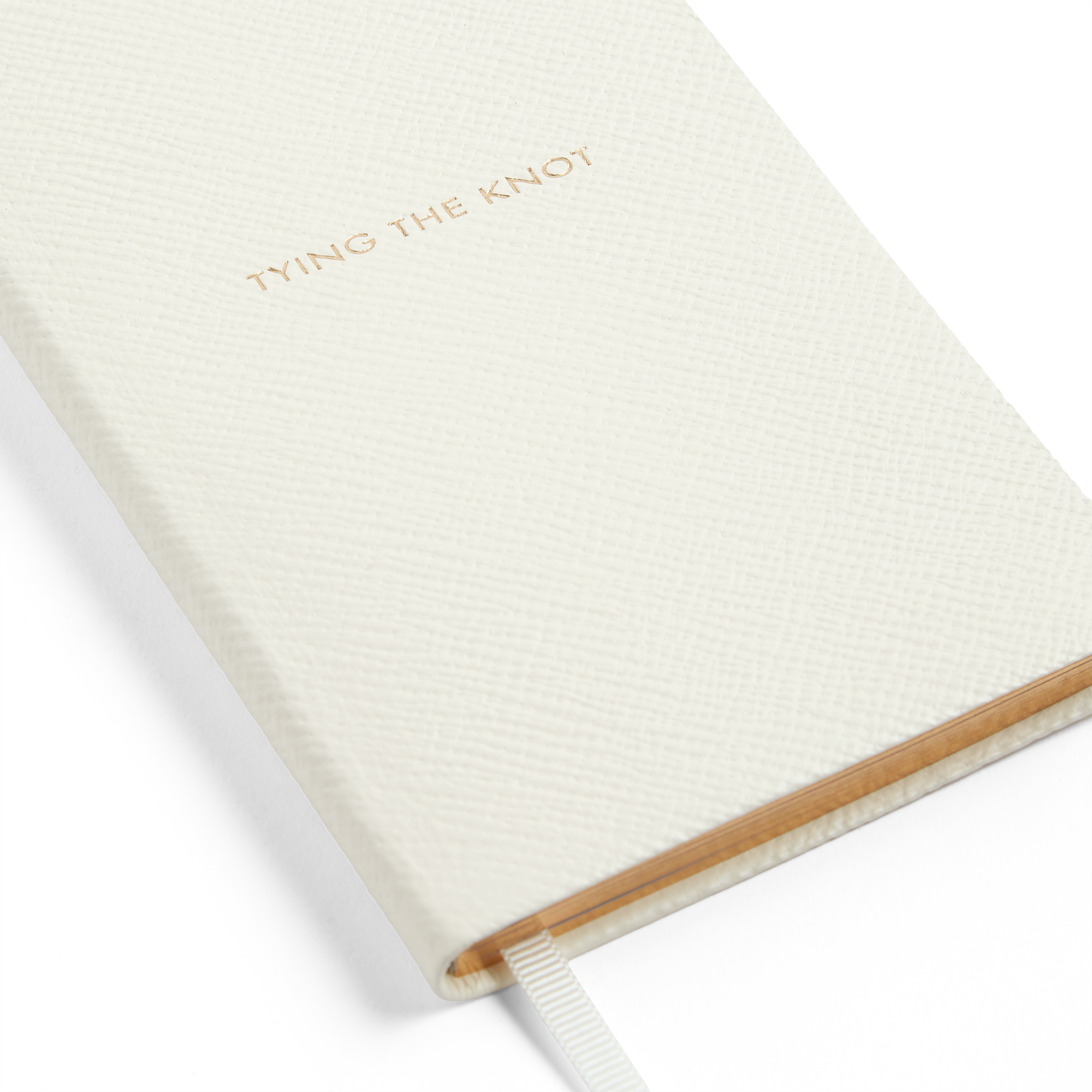 Tying The Knot Panama Notebook - White