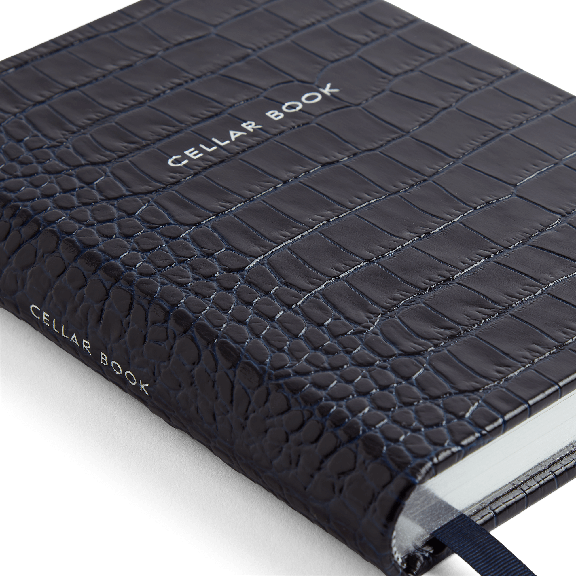 Hardbound Cellar Book in Mara - Navy