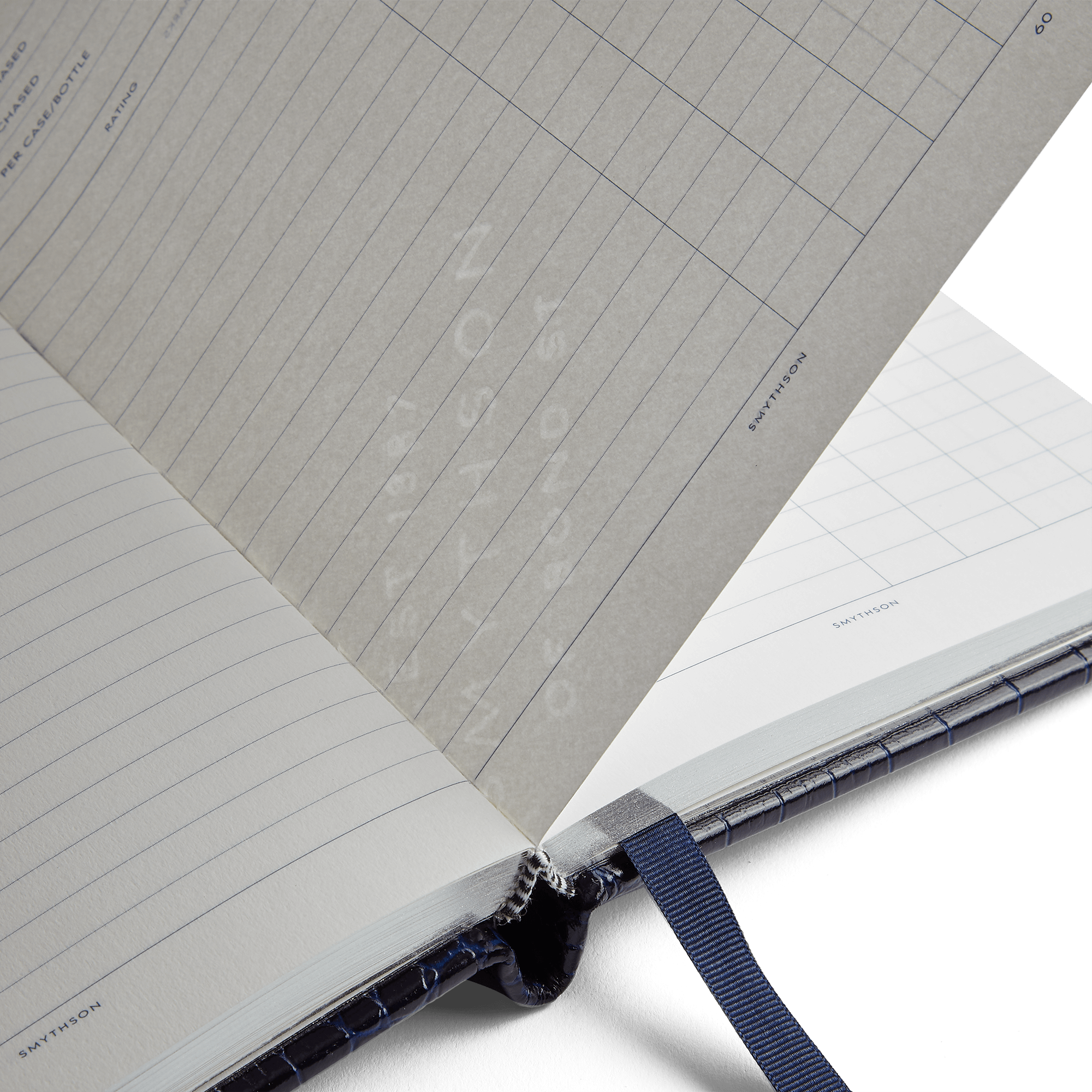 Hardbound Cellar Book in Mara - Navy