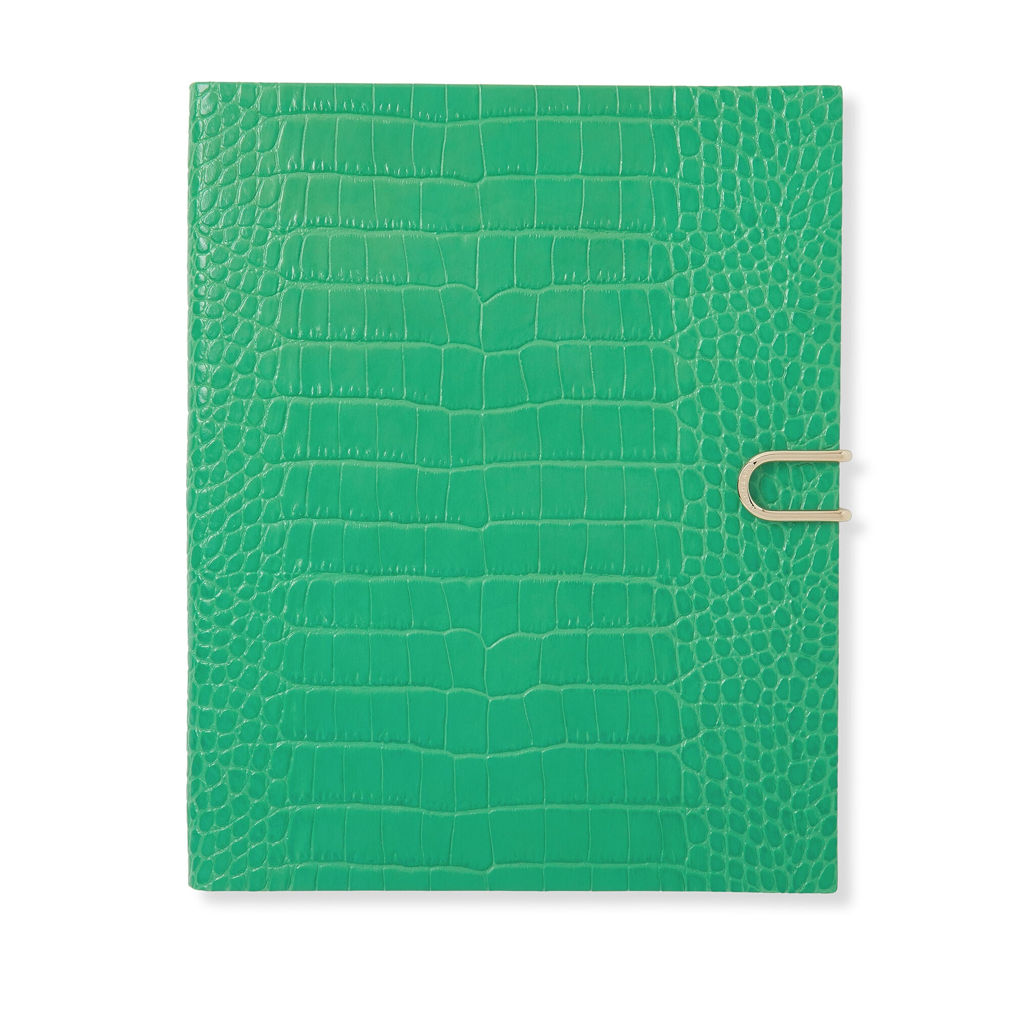 Portobello Notebook with Slide Closure in Mara - Jade