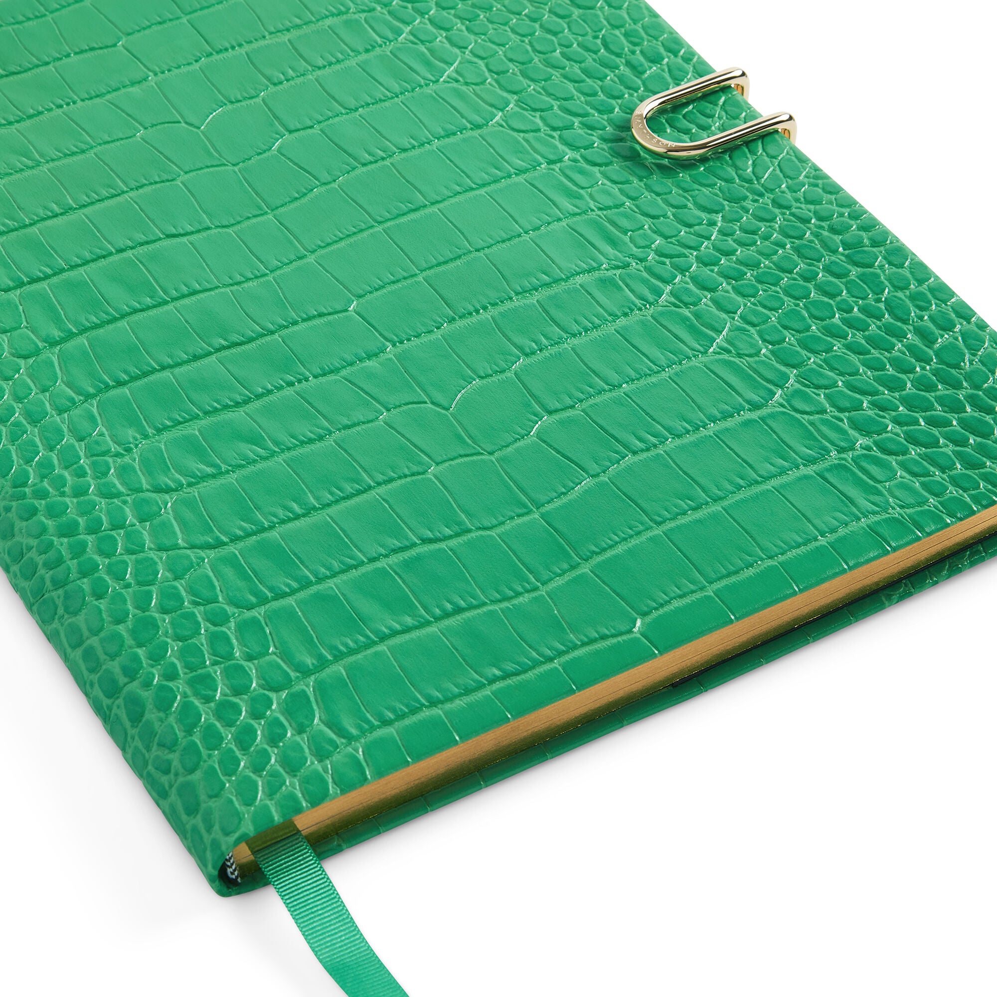 Portobello Notebook with Slide Closure in Mara - Jade