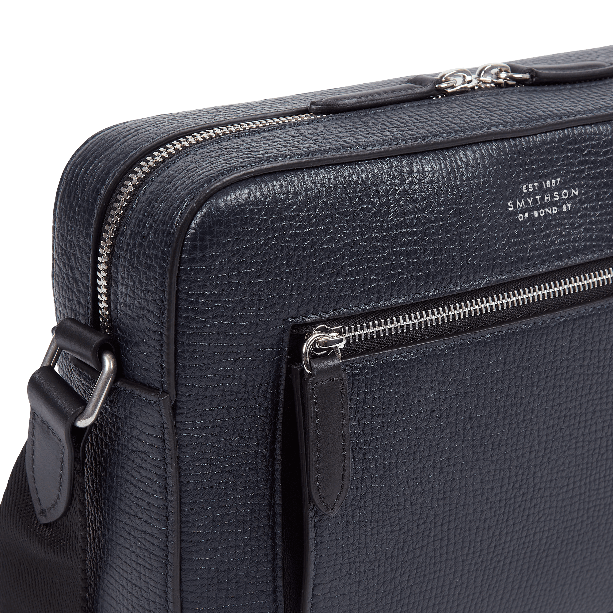 Zip Crossbody Bag in Ludlow - Navy