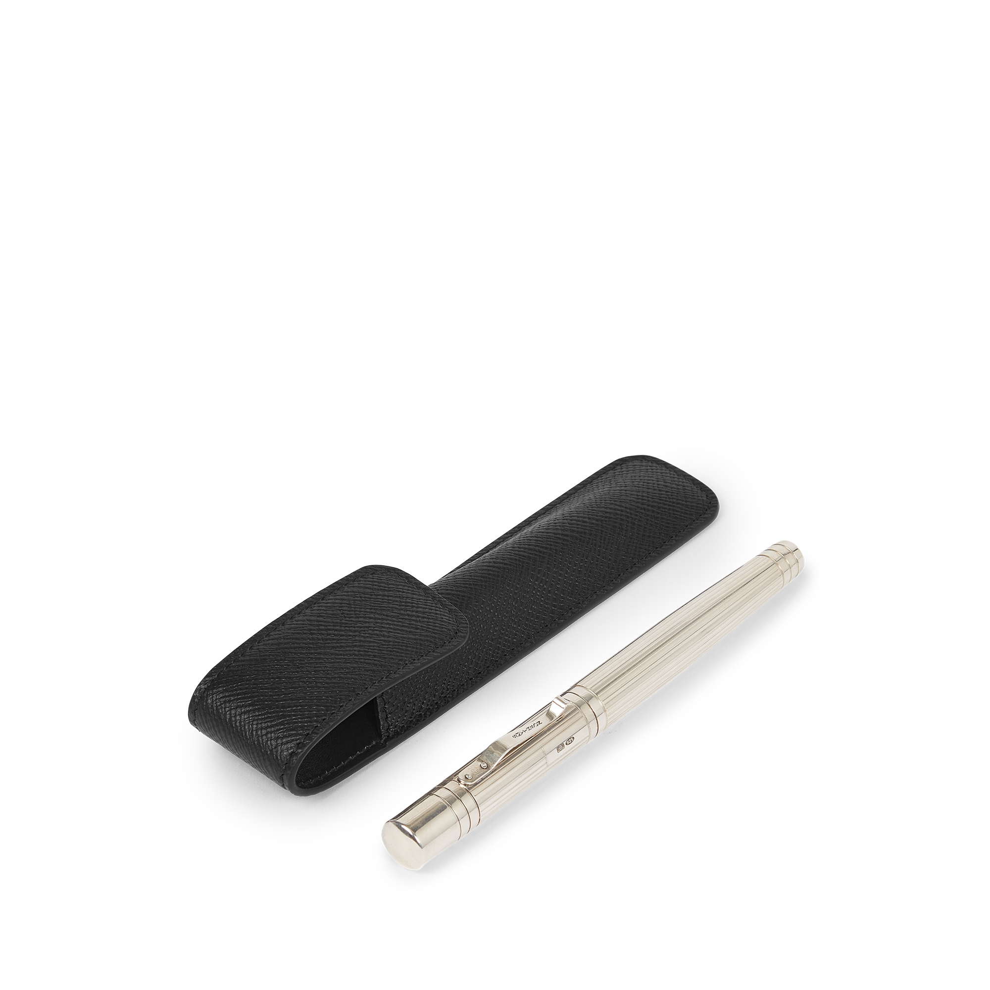 Pen Sleeve in Panama - Black