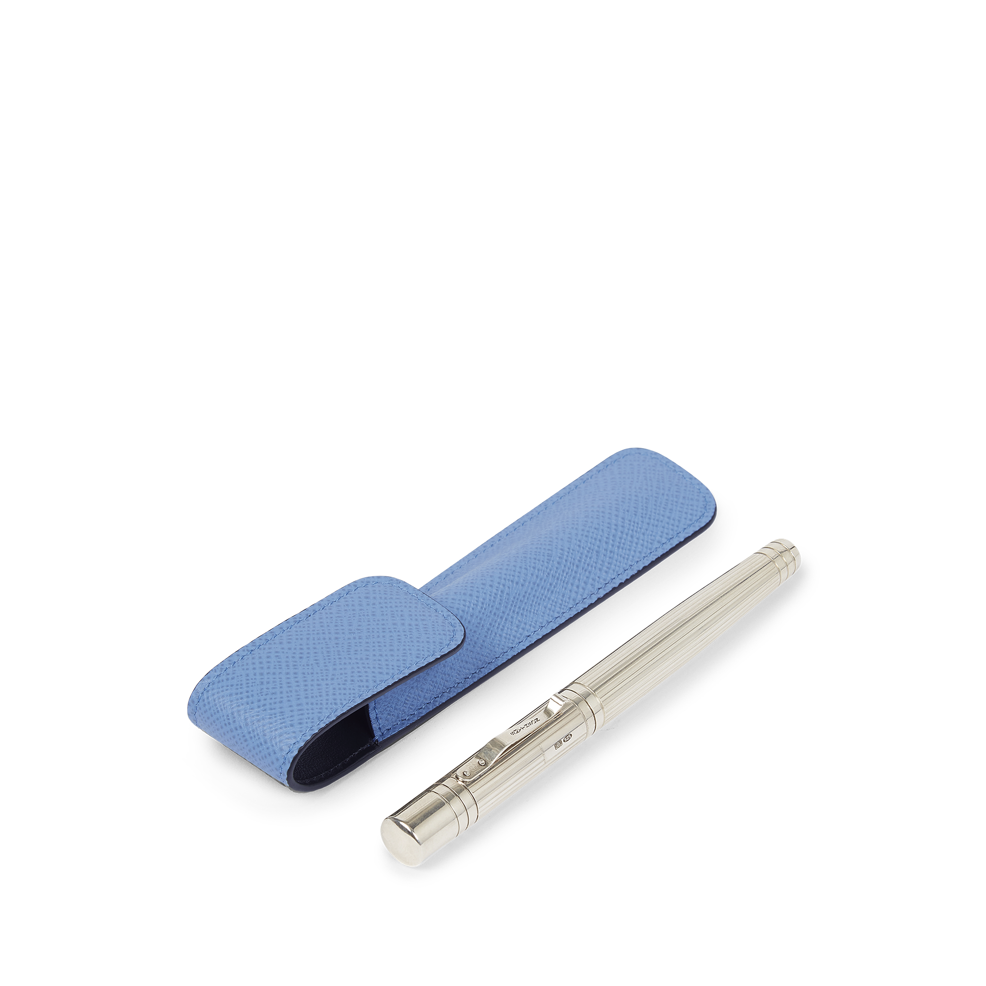 Pen Sleeve in Panama - Nile Blue
