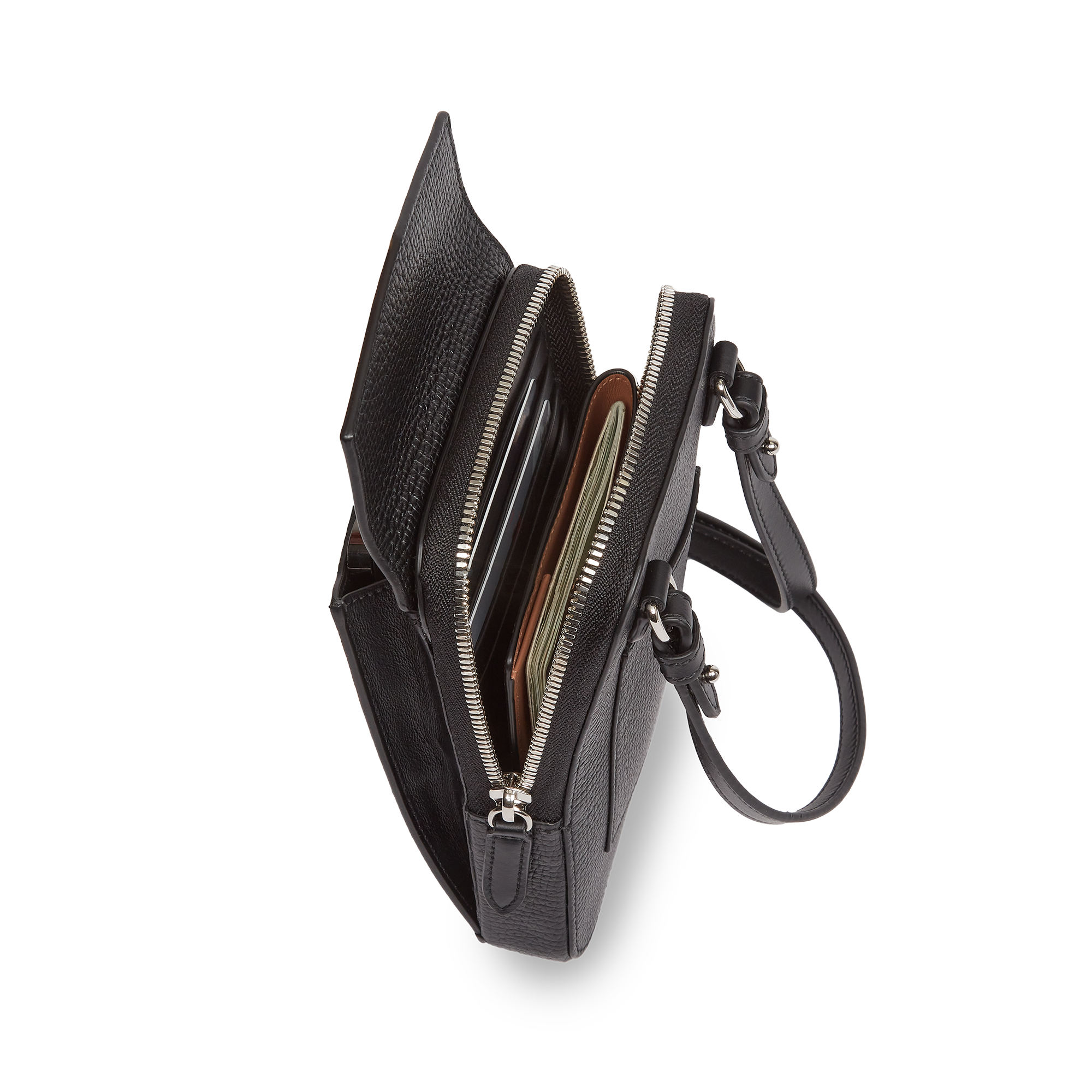 Crossbody Pouch in Ludlow - Black