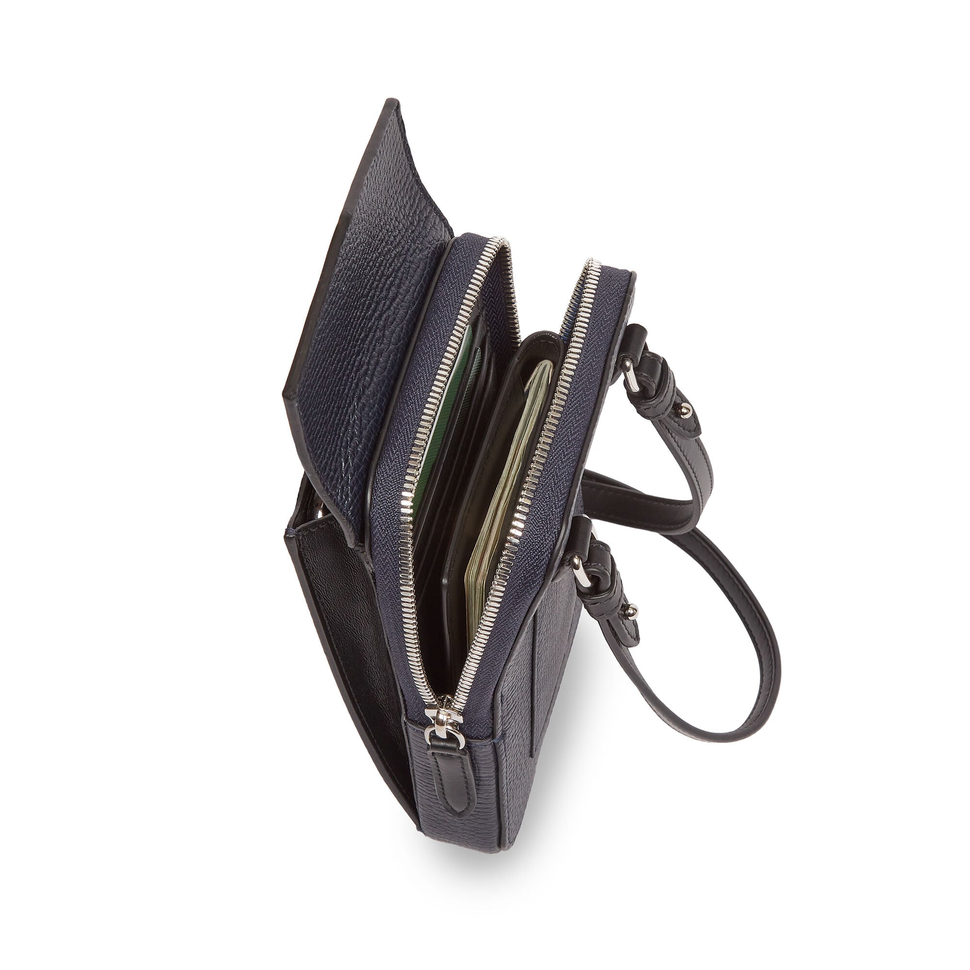 Crossbody Pouch in Ludlow - Navy