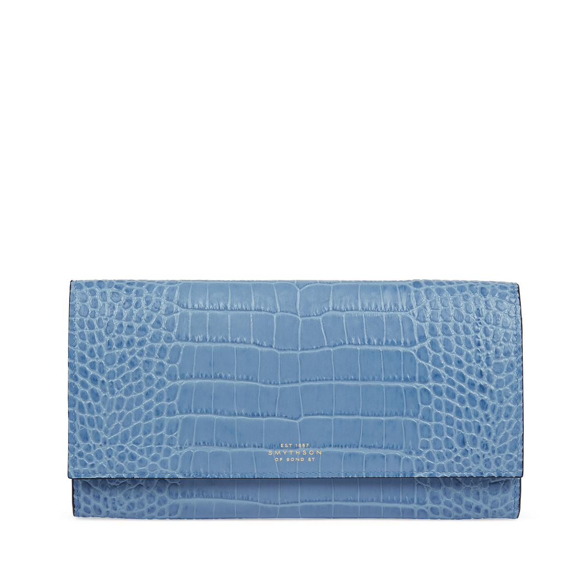 Nile Rabbit Marshall Travel Wallet in Mara in Nile Blue | Smythson United States